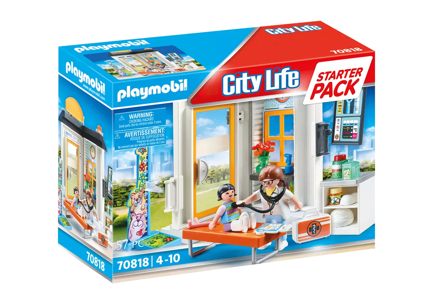 Playmobil 70818 City Life Starter Pack Kinderärztin - plegobil