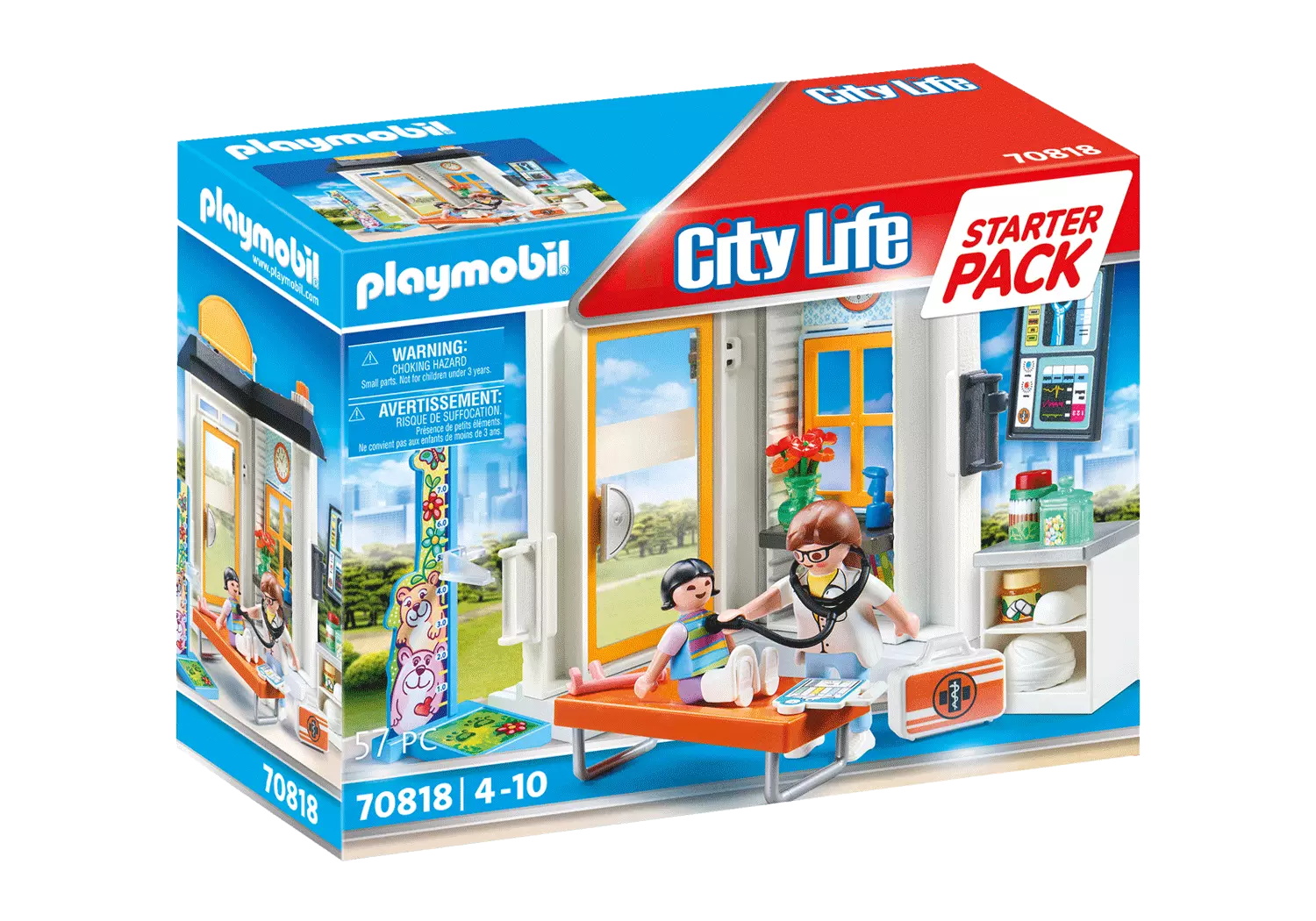 Playmobil 70818 City Life Starter Pack Kinderärztin - plegobil