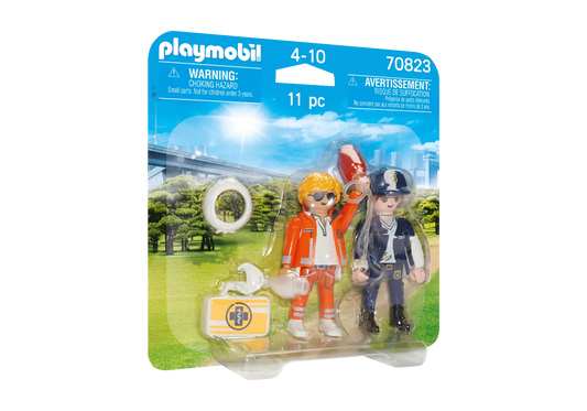 Playmobil 70823 City Action DuoPack Notarzt und Polizistin - plegobil