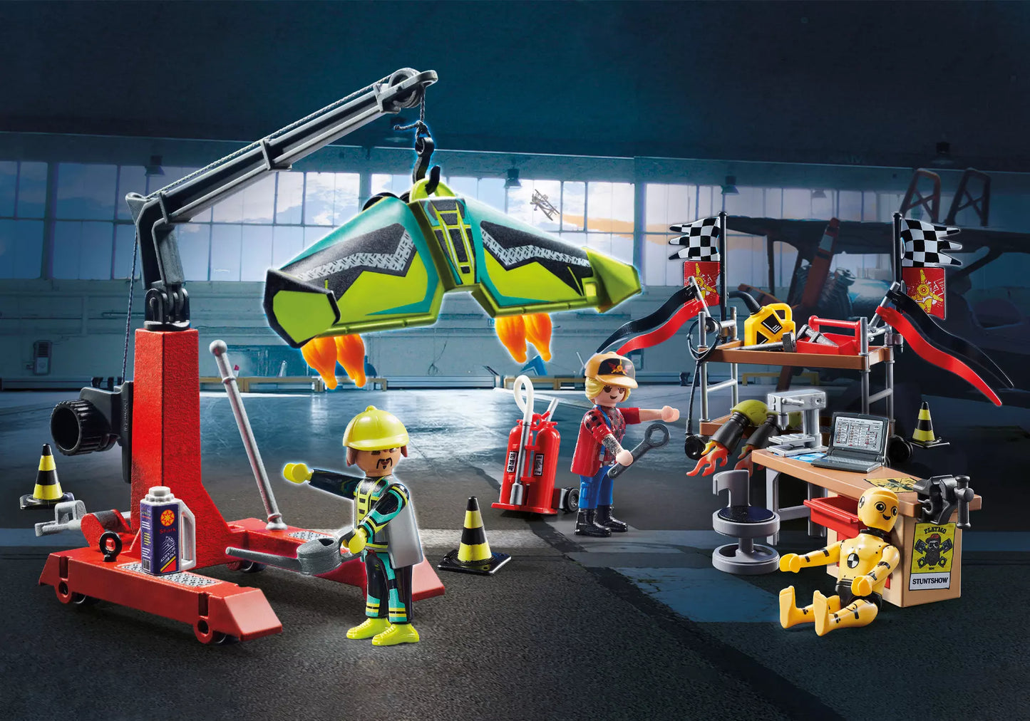 Playmobil 70834 Air Stunt Show Servicestation - plegobil