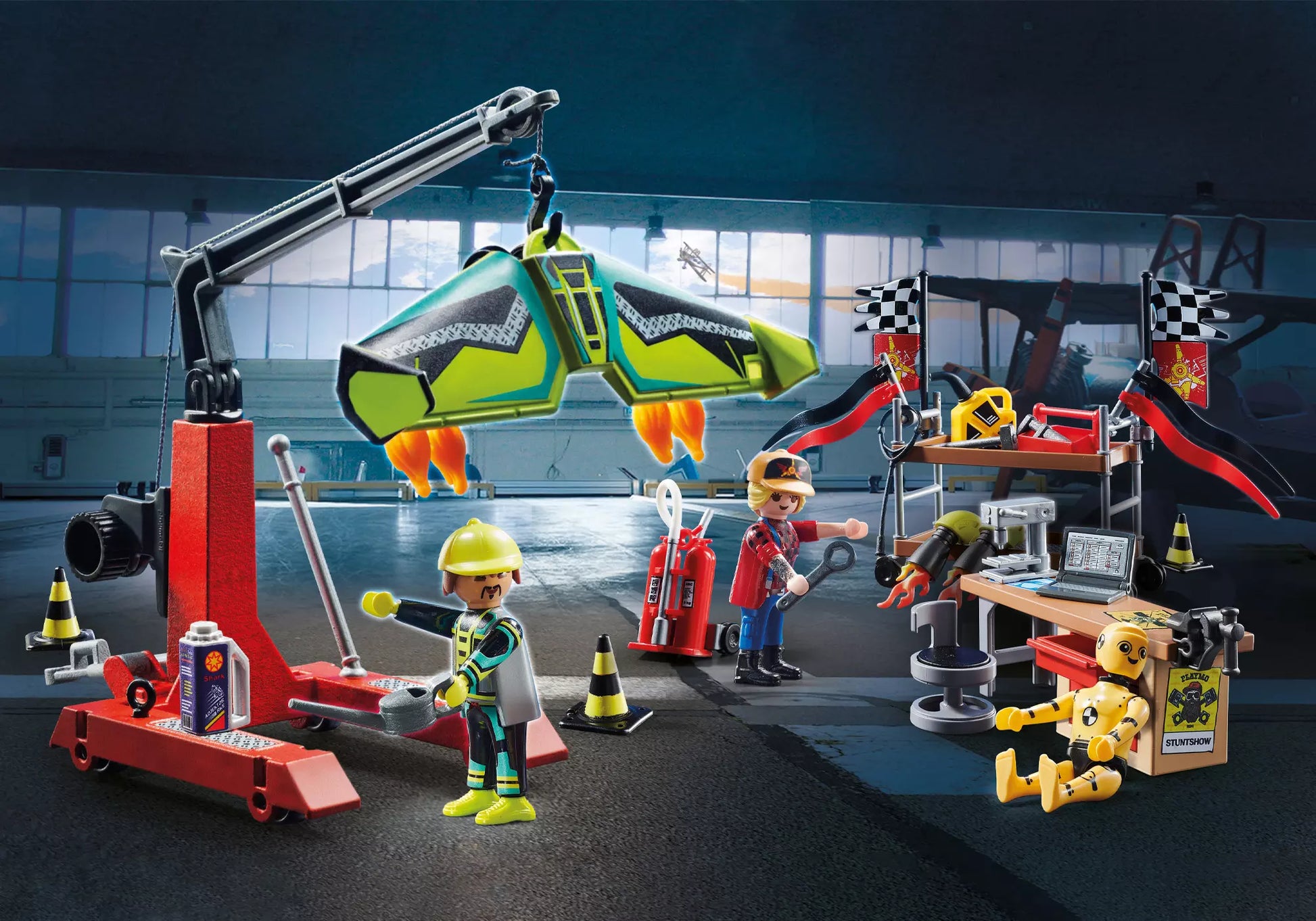 Playmobil 70834 Air Stunt Show Servicestation - plegobil