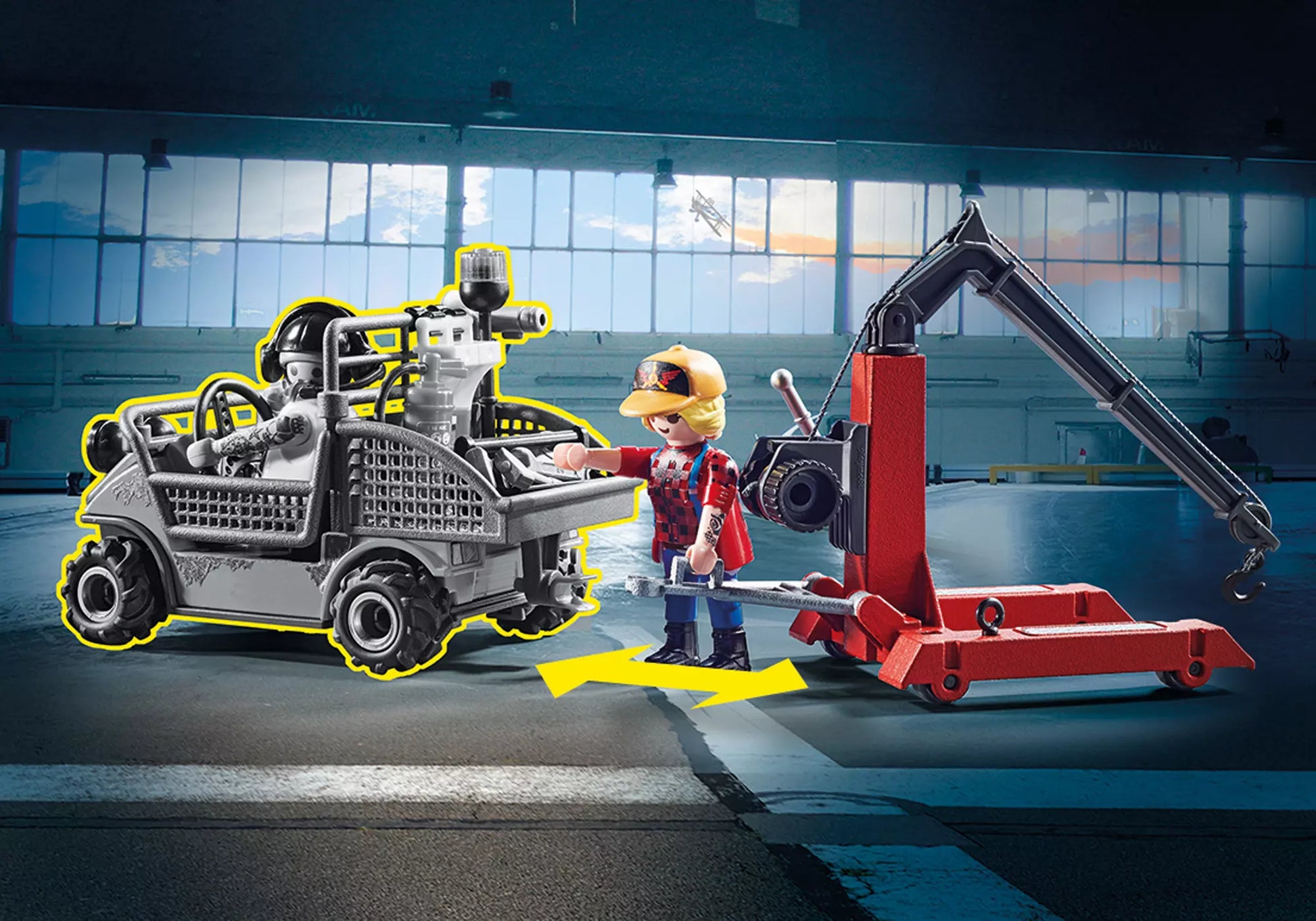 Playmobil 70834 Air Stunt Show Servicestation - plegobil