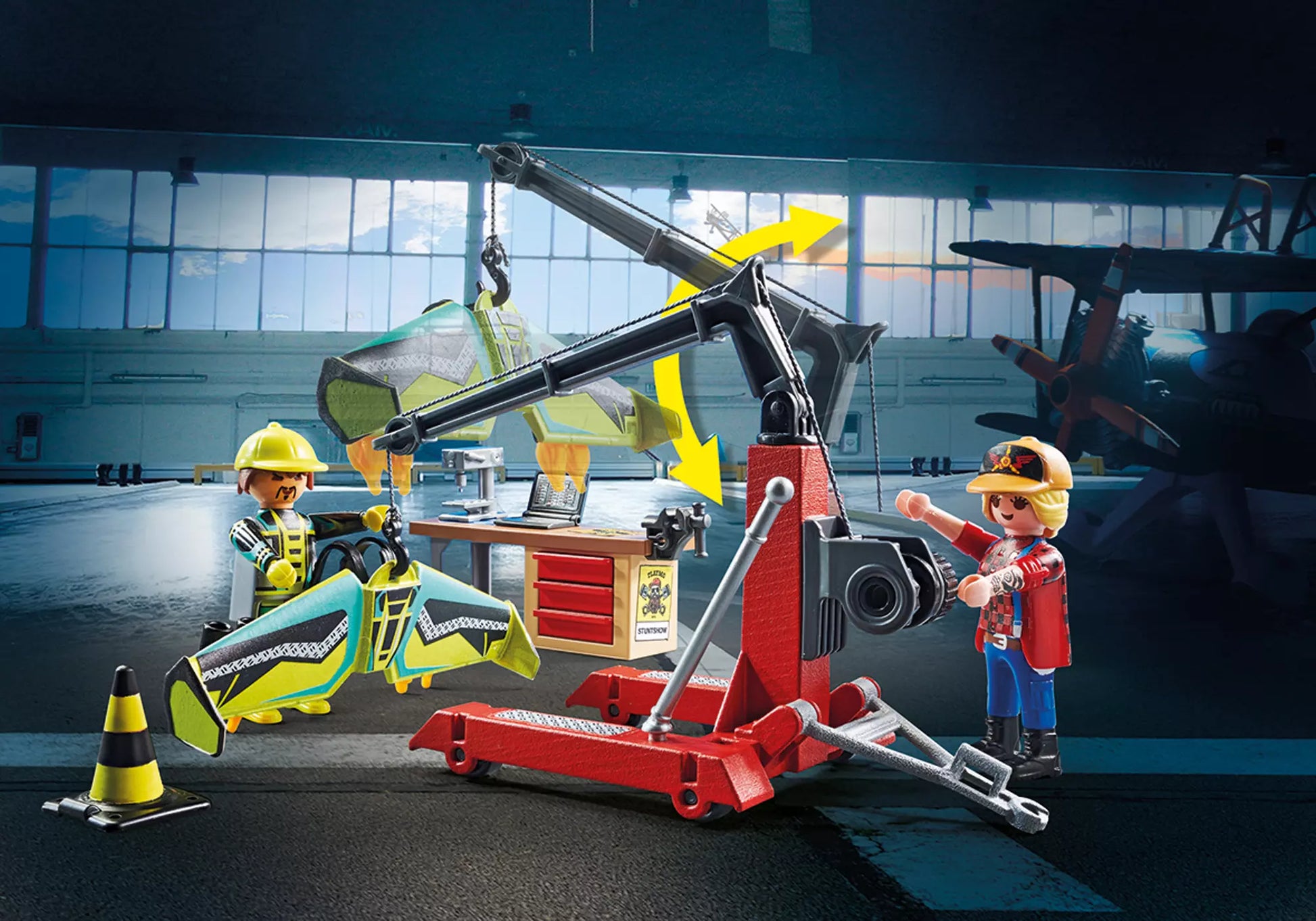 Playmobil 70834 Air Stunt Show Servicestation - plegobil