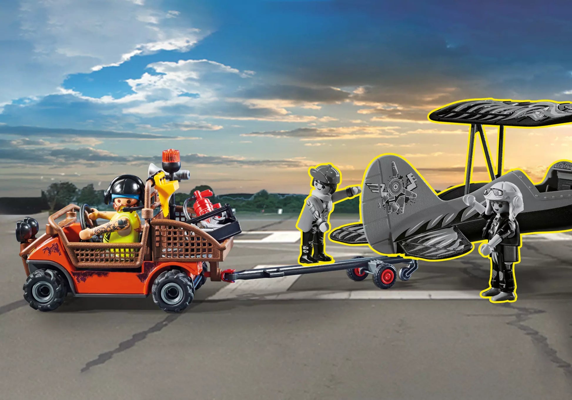 Playmobil 70835 Air Stunt Show Mobiler Reparaturservice - plegobil