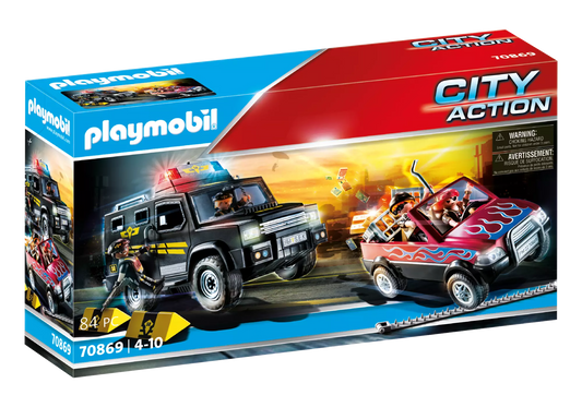 Playmobil 70869 City Action SEK Verfolgungsjagd der Bankräuber - plegobil