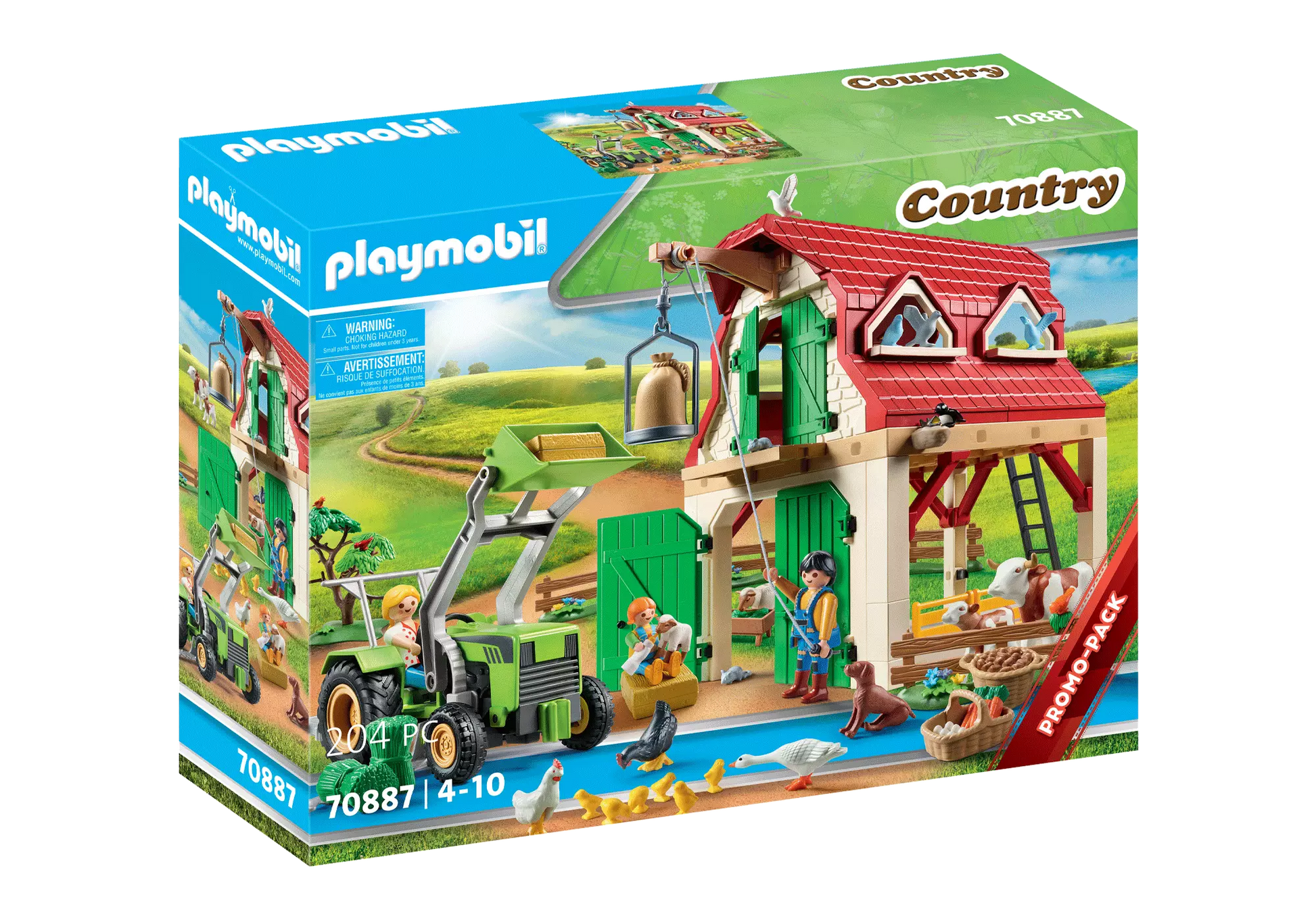 Playmobil 70887 Country Promo Pack Bauernhof mit Kleintieraufzucht - plegobil