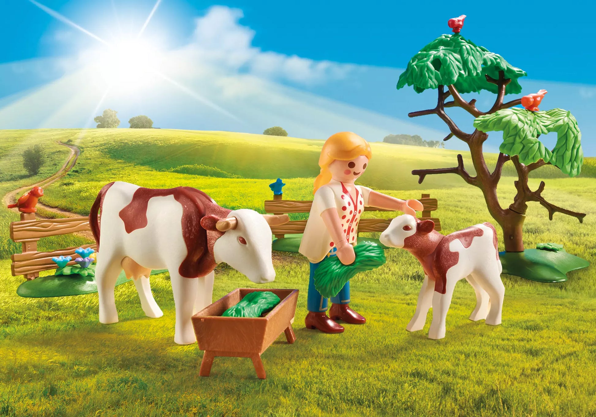 Playmobil 70887 Country Promo Pack Bauernhof mit Kleintieraufzucht - plegobil