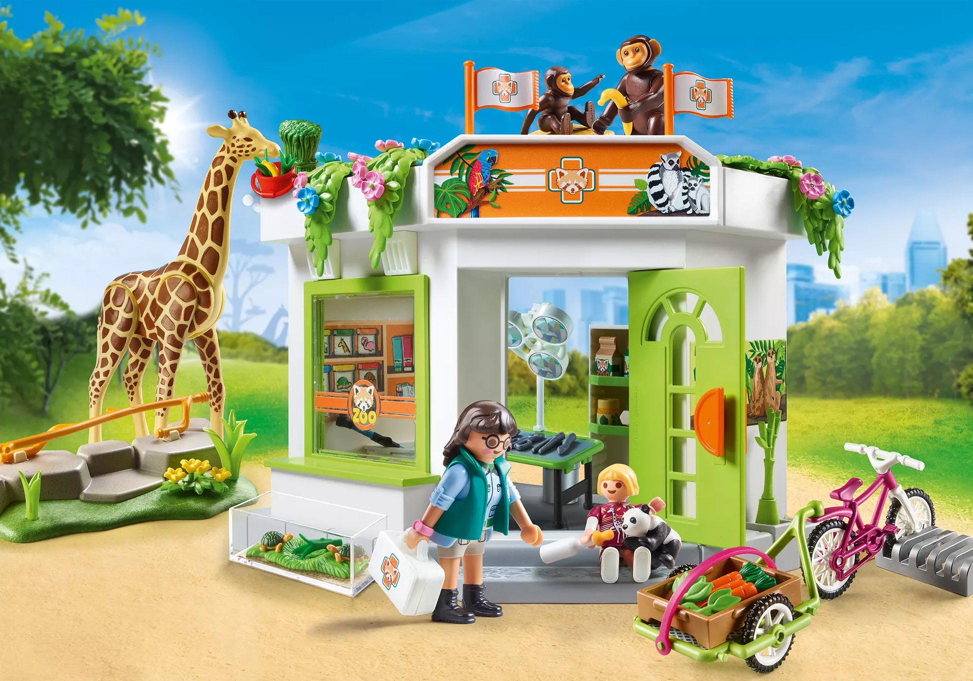 Playmobil 70900 Family Fun Promo Pack Tierarztpraxis im Zoo - plegobil