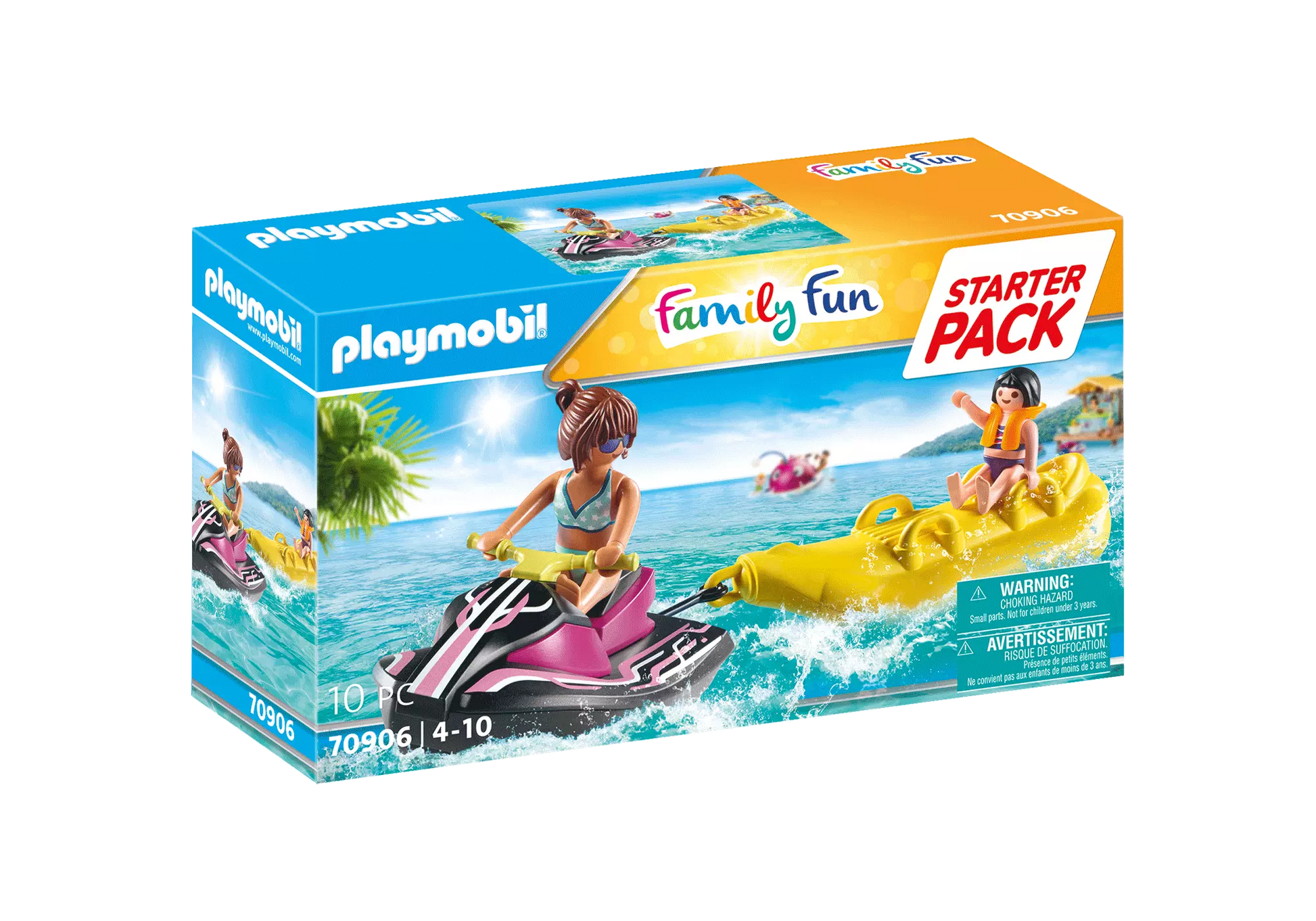 Playmobil 70906 Family Fun Starter Pack Wasserscooter mit Bananenboot - plegobil