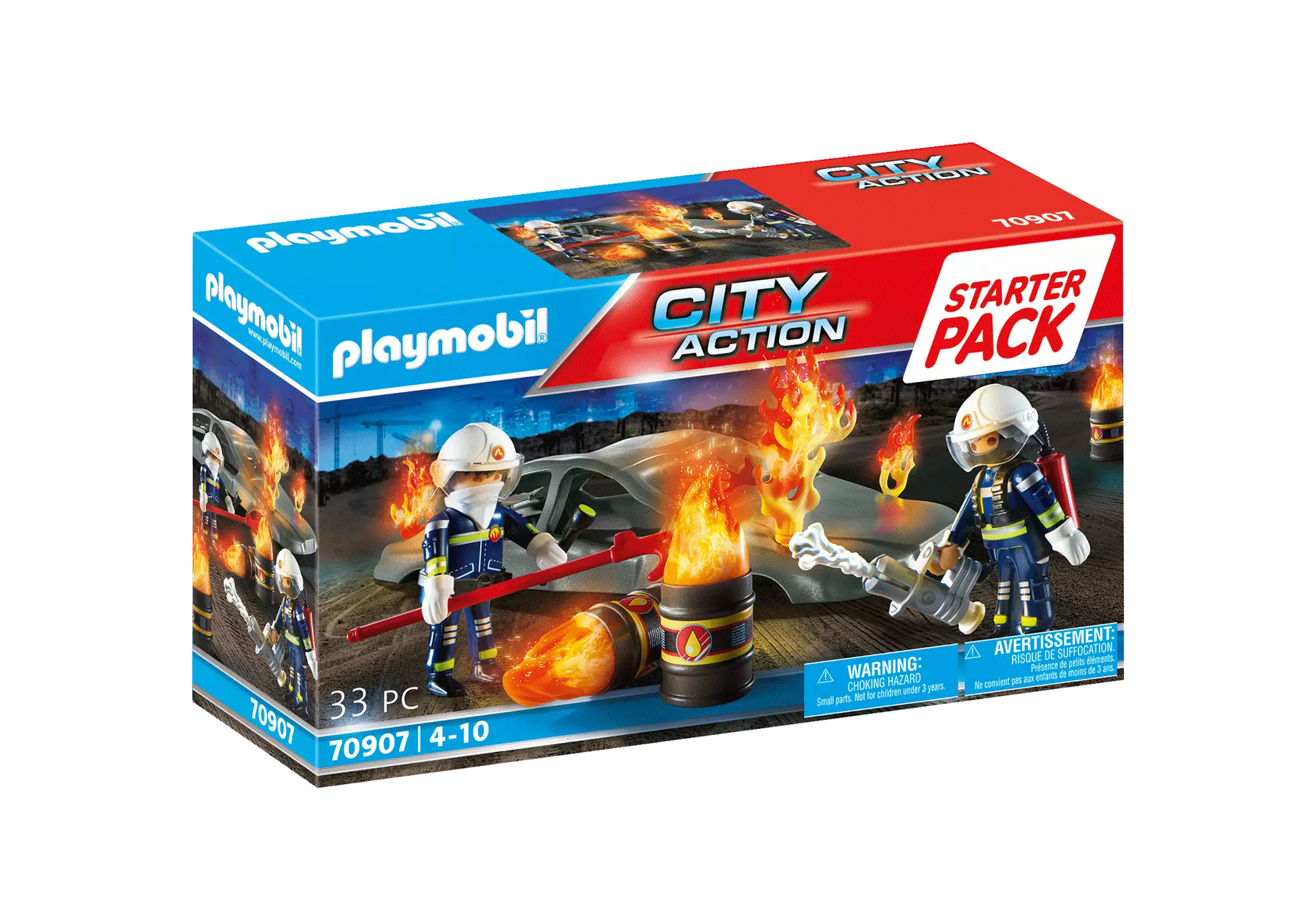 Playmobil 70907 City Action Starter Pack Feuerwehrübung - plegobil