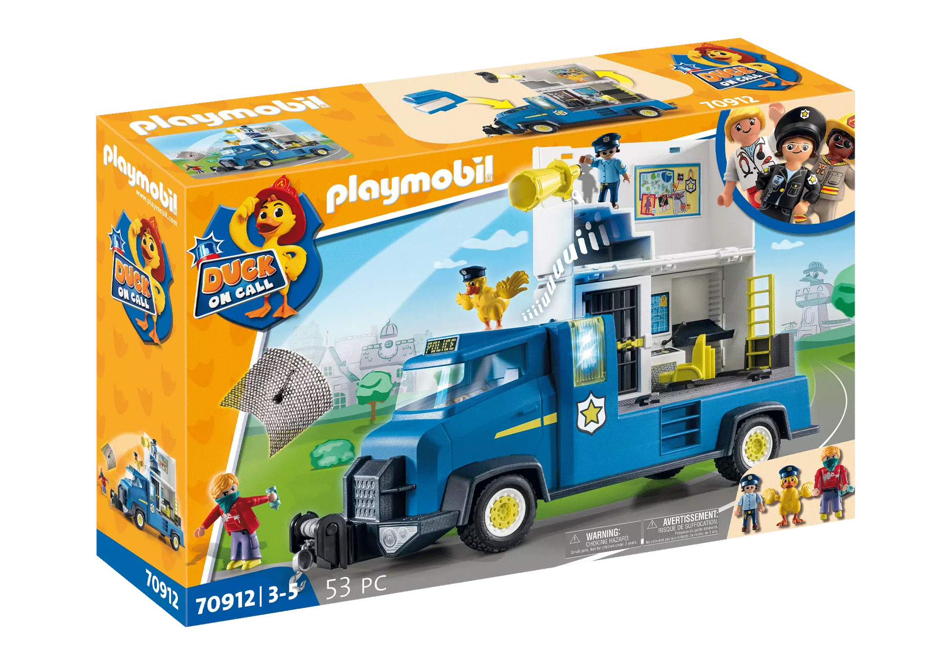 Playmobil 70912 Duck on Call Polizei Truck - plegobil