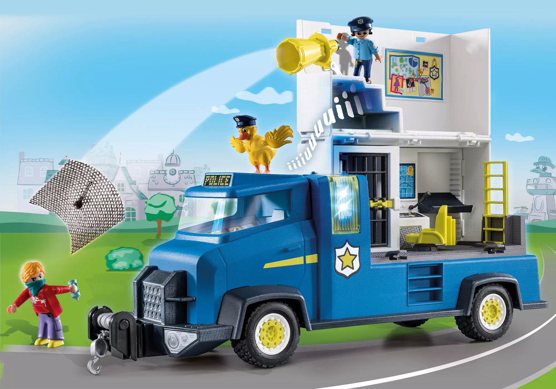 Playmobil 70912 Duck on Call Polizei Truck - plegobil