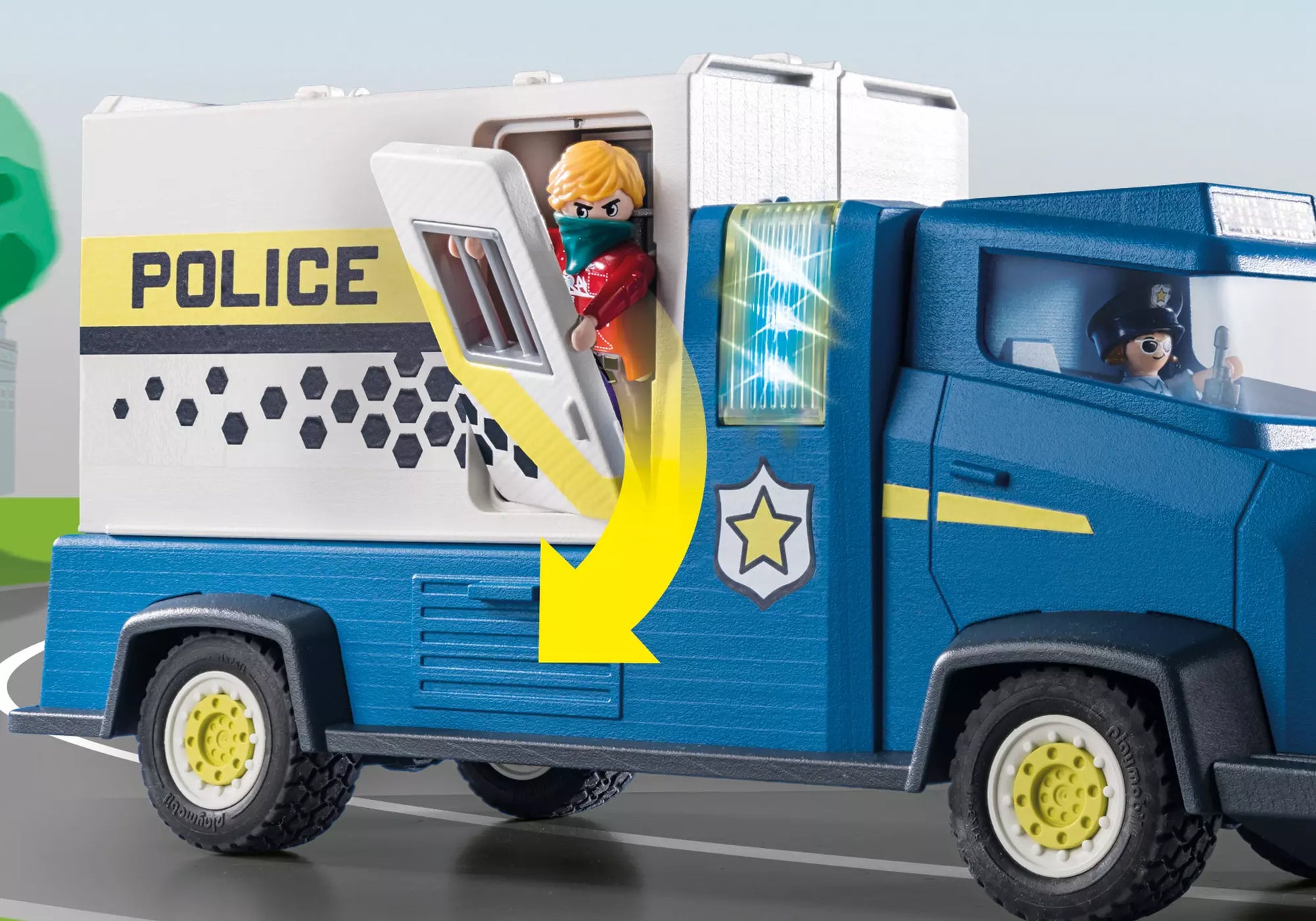 Playmobil 70912 Duck on Call Polizei Truck - plegobil