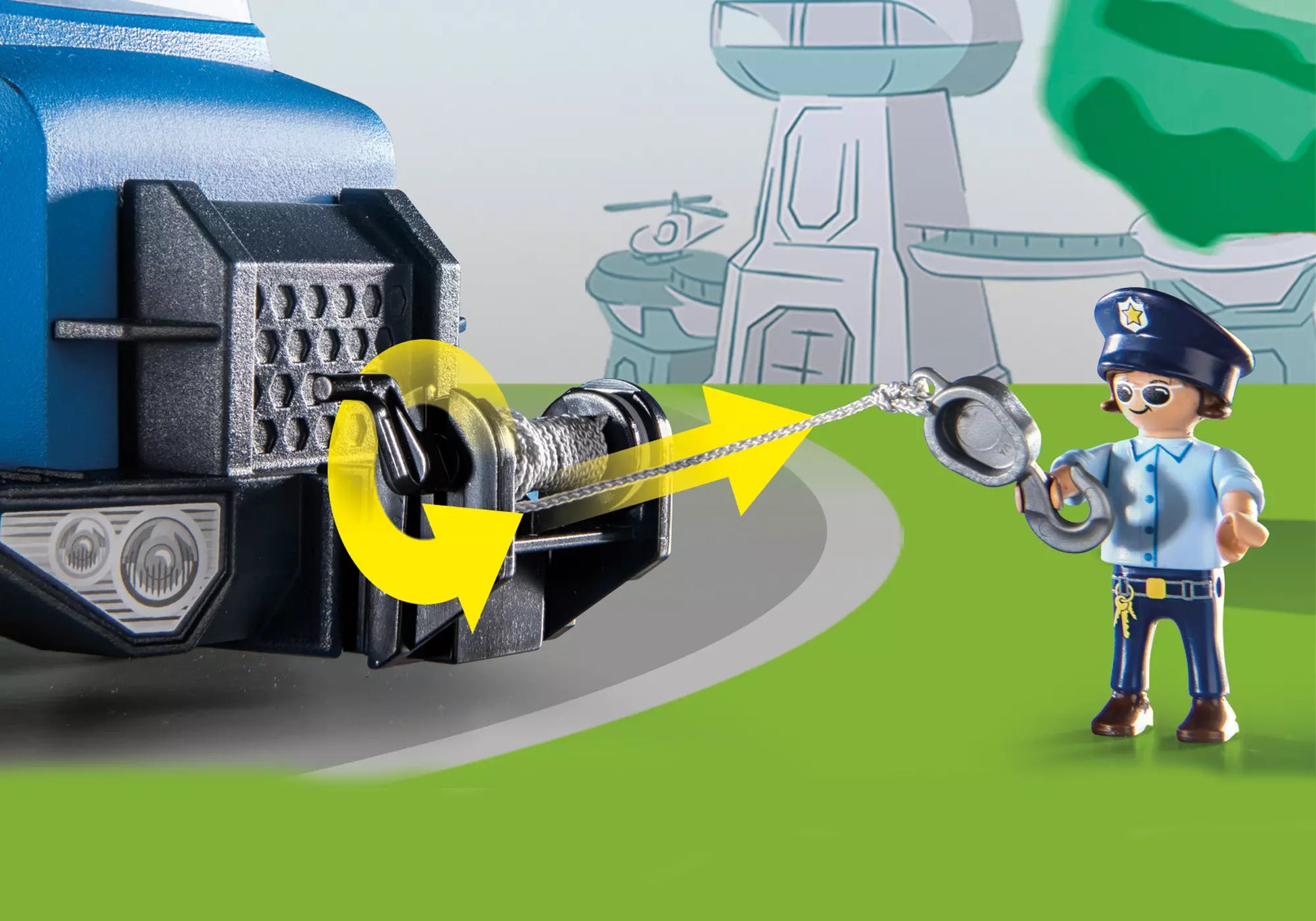 Playmobil 70912 Duck on Call Polizei Truck - plegobil
