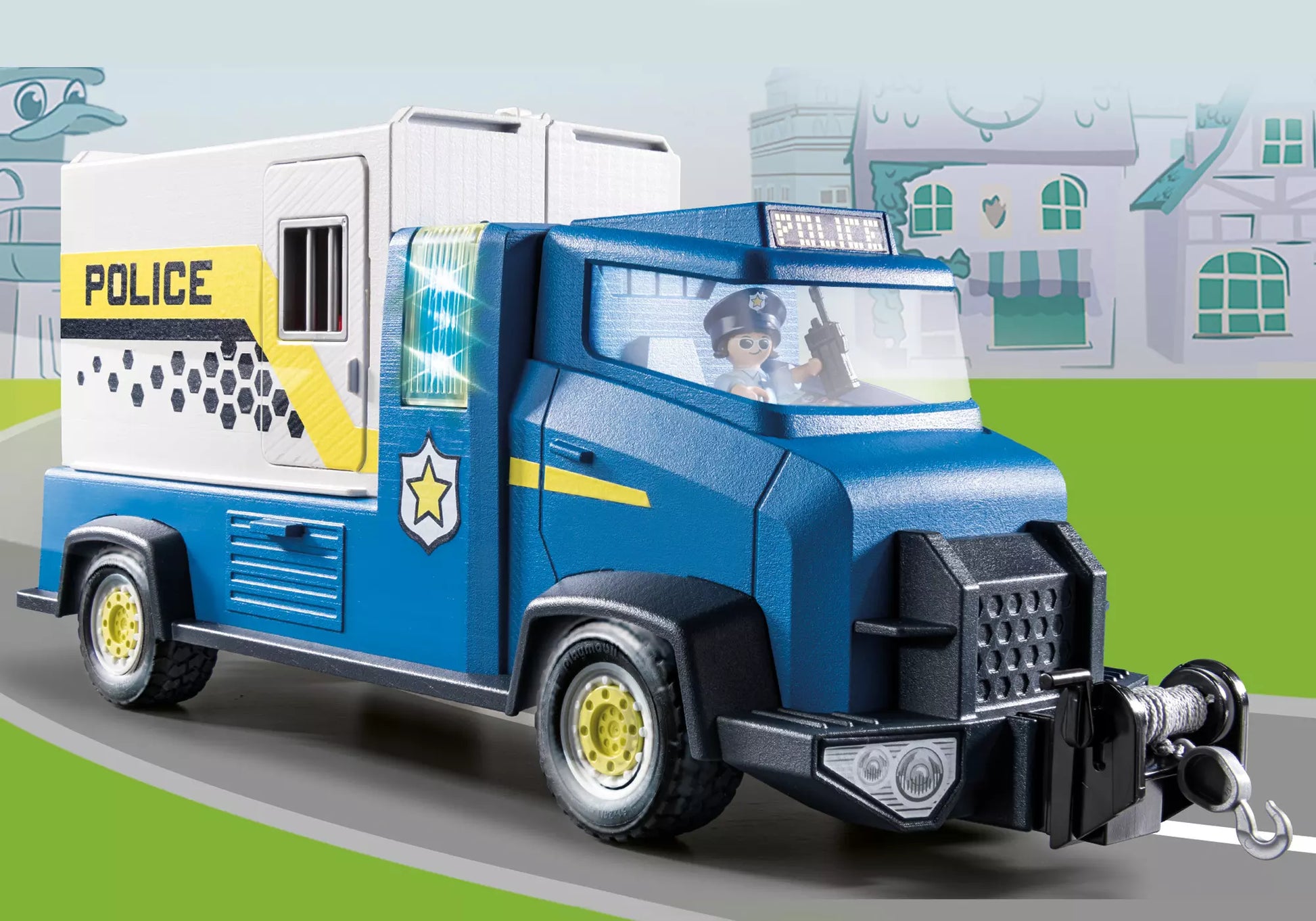 Playmobil 70912 Duck on Call Polizei Truck - plegobil