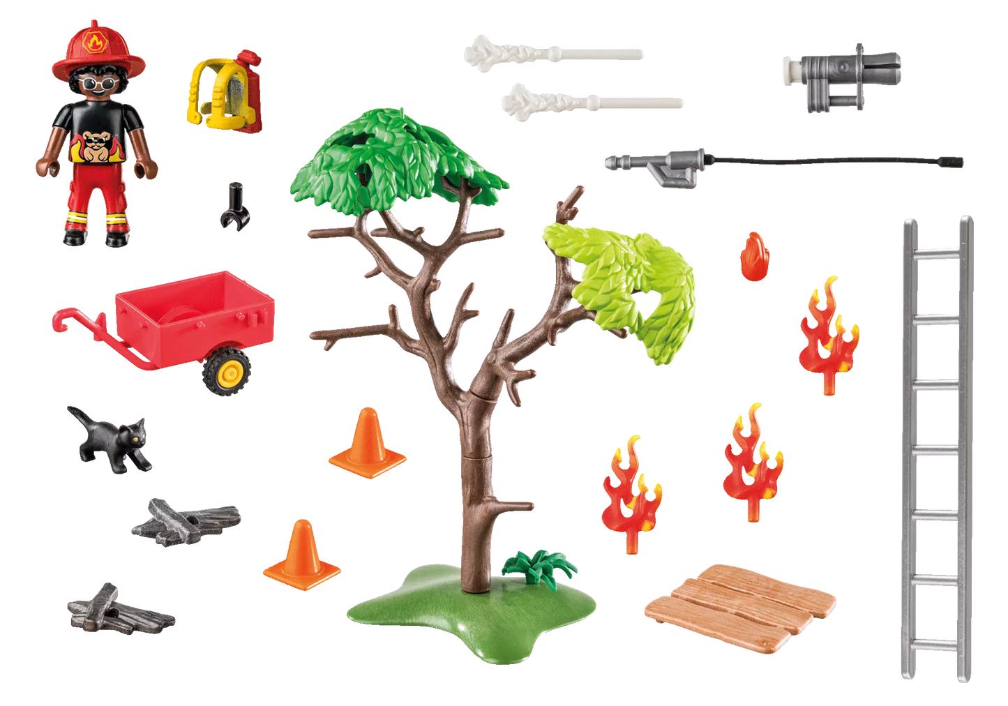 Playmobil 70917 Duck on Call Feuerwehr Action: Rette die Katze! - plegobil