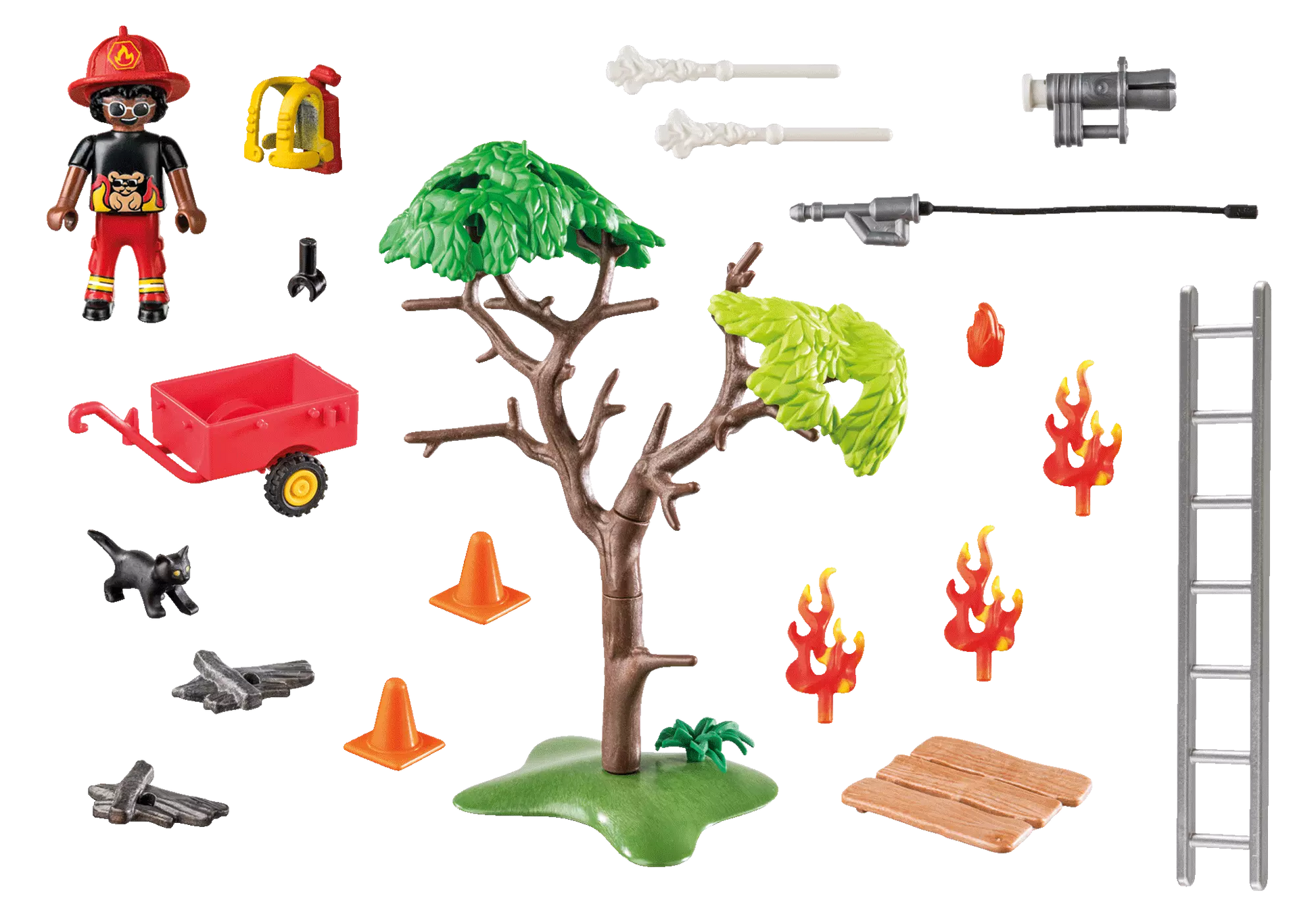 Playmobil 70917 Duck on Call Feuerwehr Action: Rette die Katze! - plegobil