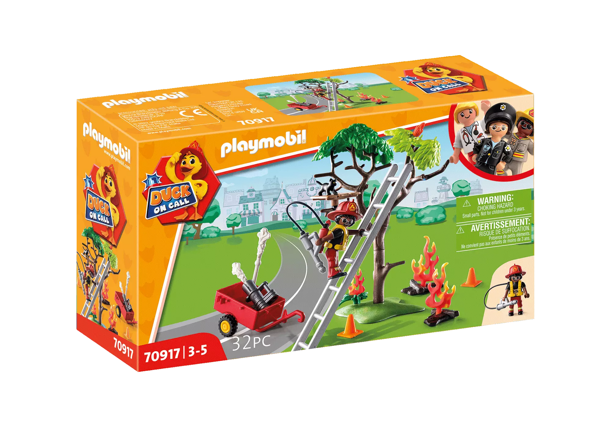 Playmobil 70917 Duck on Call Feuerwehr Action: Rette die Katze! - plegobil