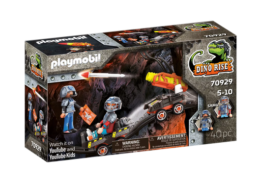 Playmobil 70929 Dino Rise Dino Mine Raketenkart - plegobil