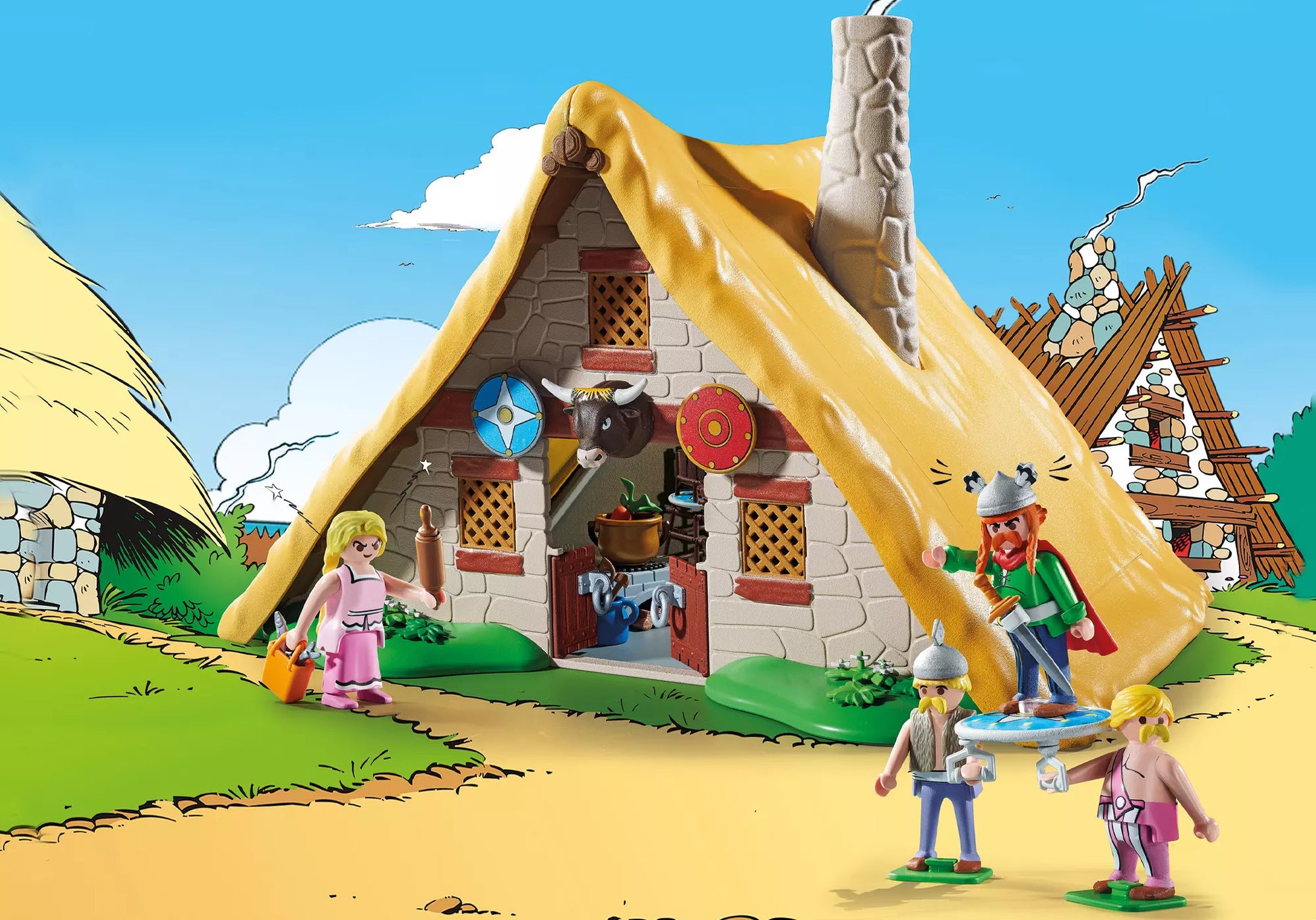 Playmobil 70932 Asterix Hütte des Majestix - plegobil