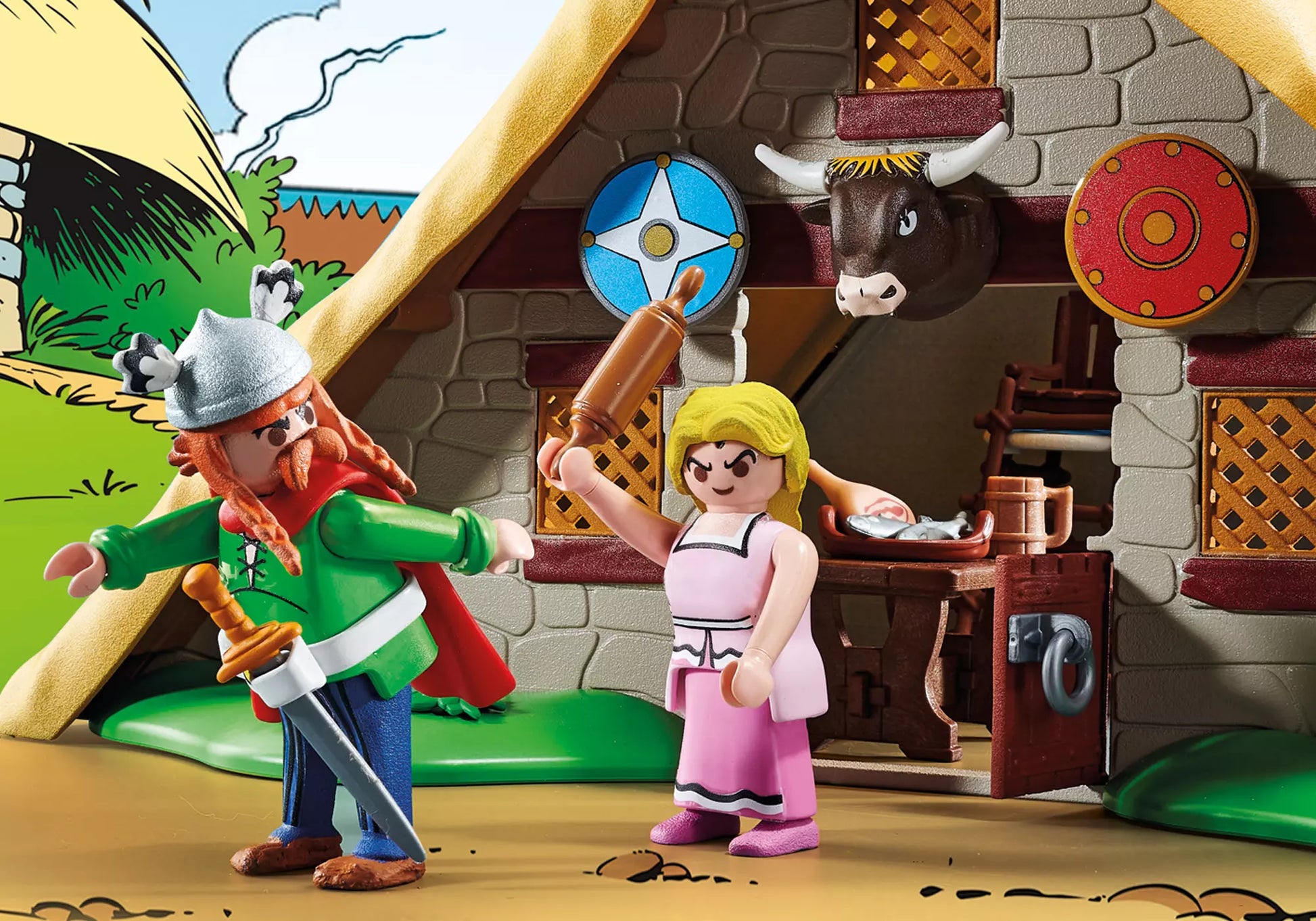 Playmobil 70932 Asterix Hütte des Majestix - plegobil