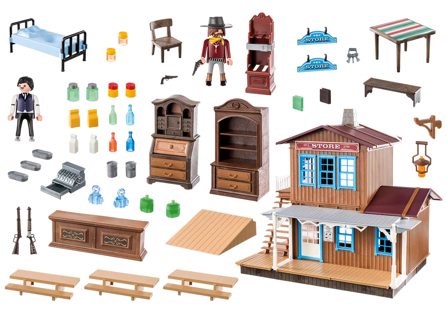 Playmobil 70947 Western Westernladen mit Wohnung - plegobil