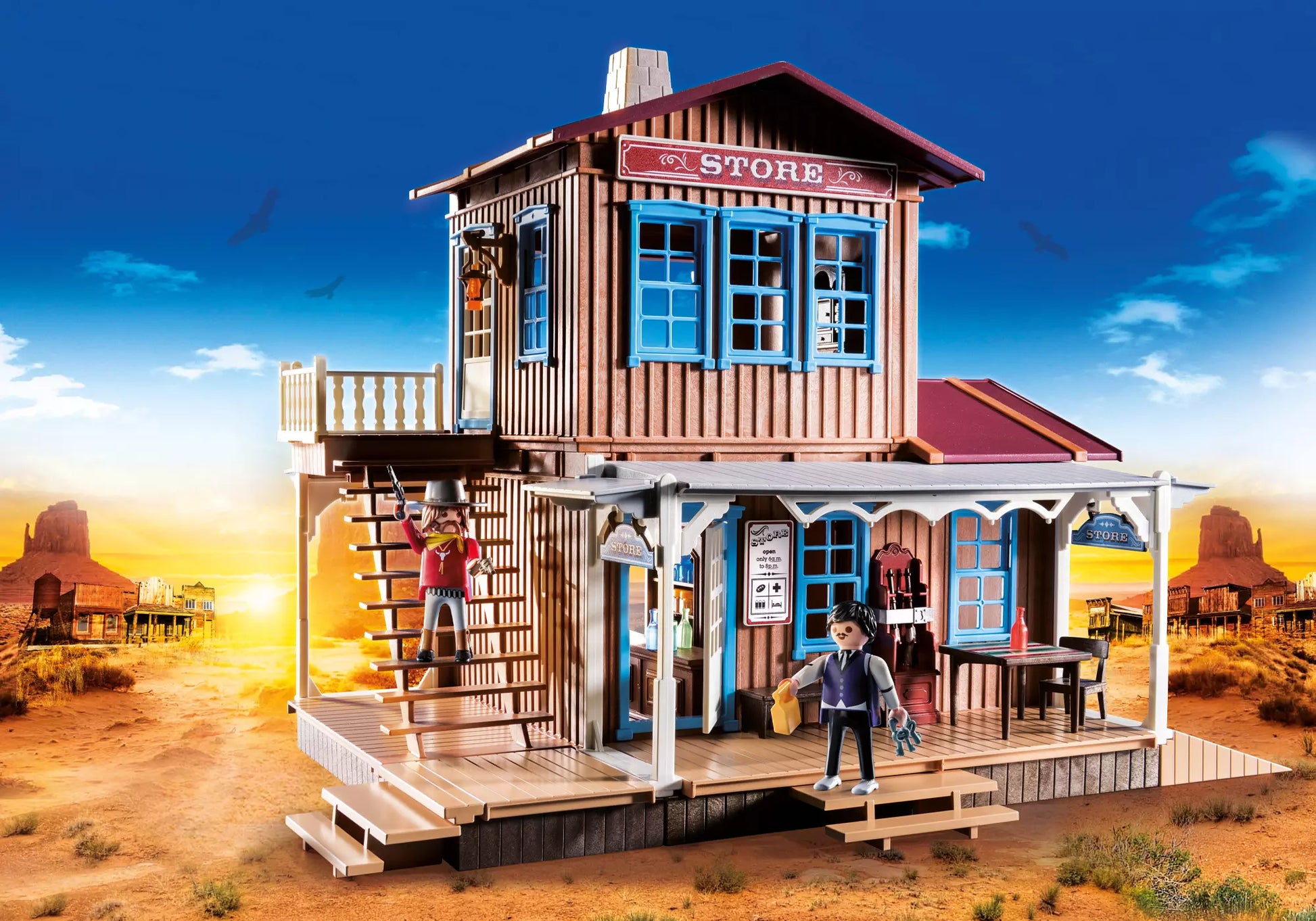 Playmobil 70947 Western Westernladen mit Wohnung - plegobil