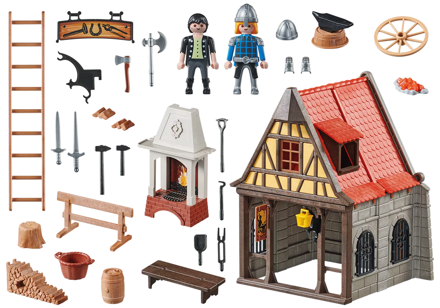 Playmobil 70956 History Historische Schmiede - plegobil