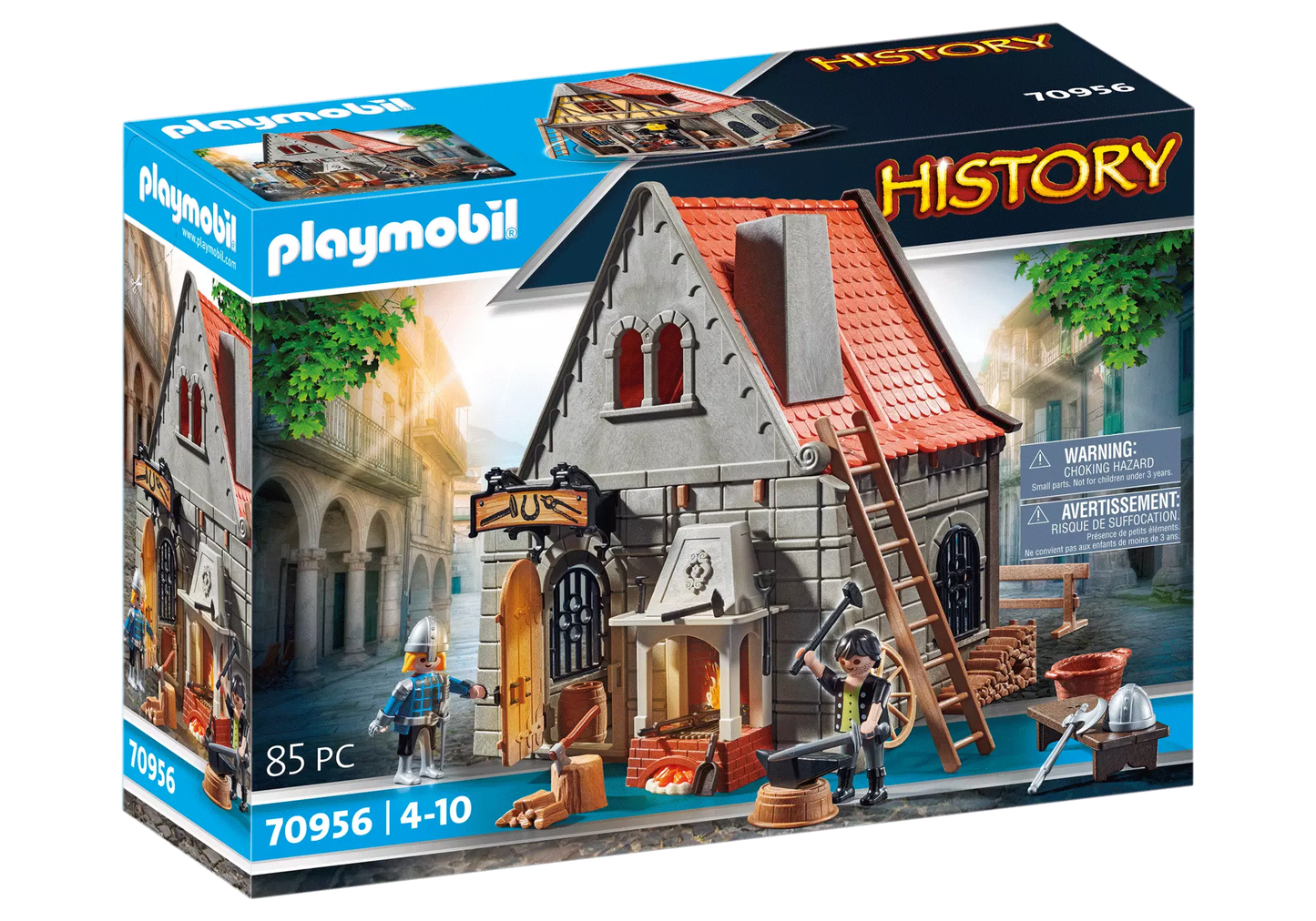 Playmobil 70956 History Historische Schmiede - plegobil