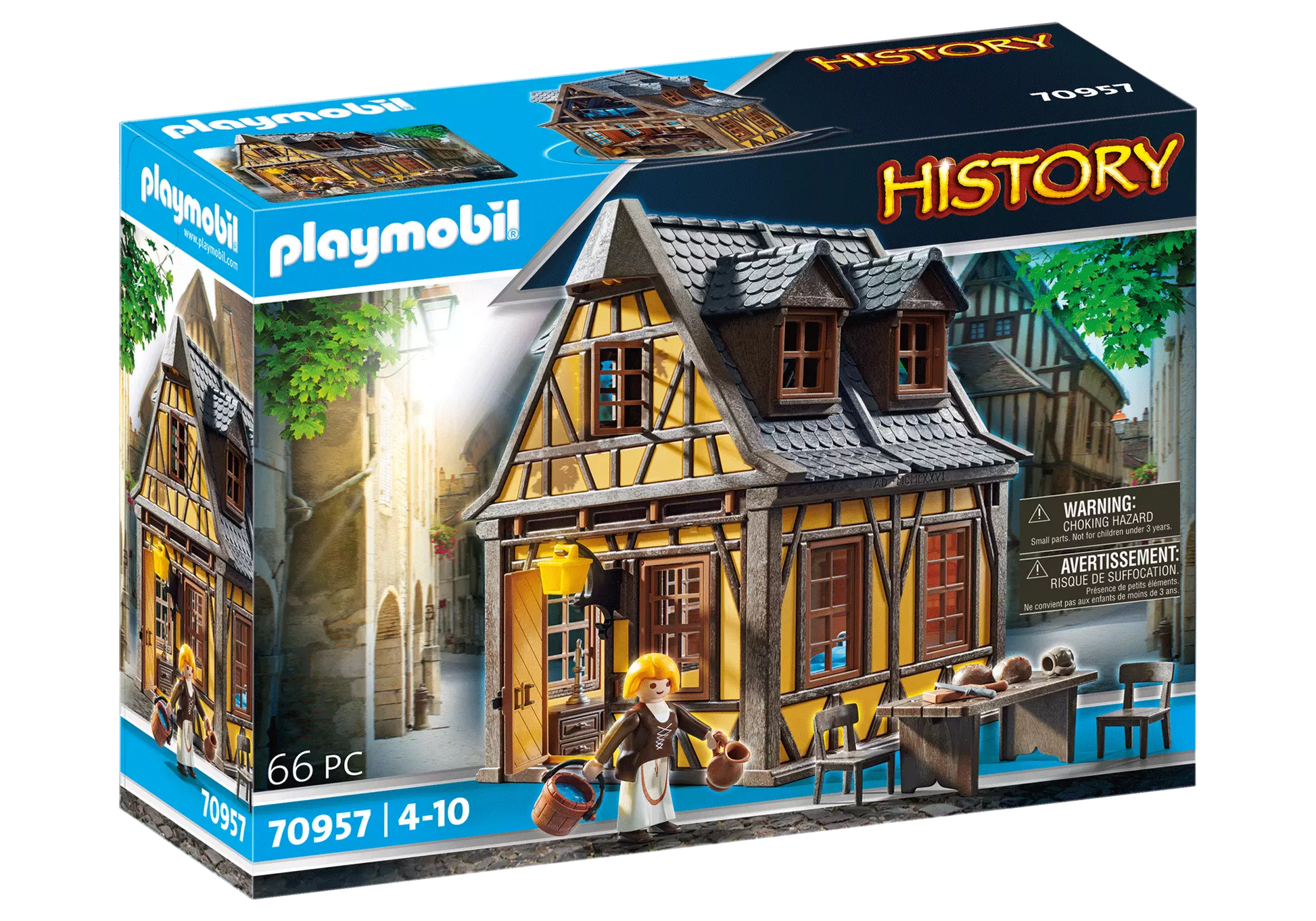 Playmobil 70957 History Historisches Wohnhaus 1 - plegobil