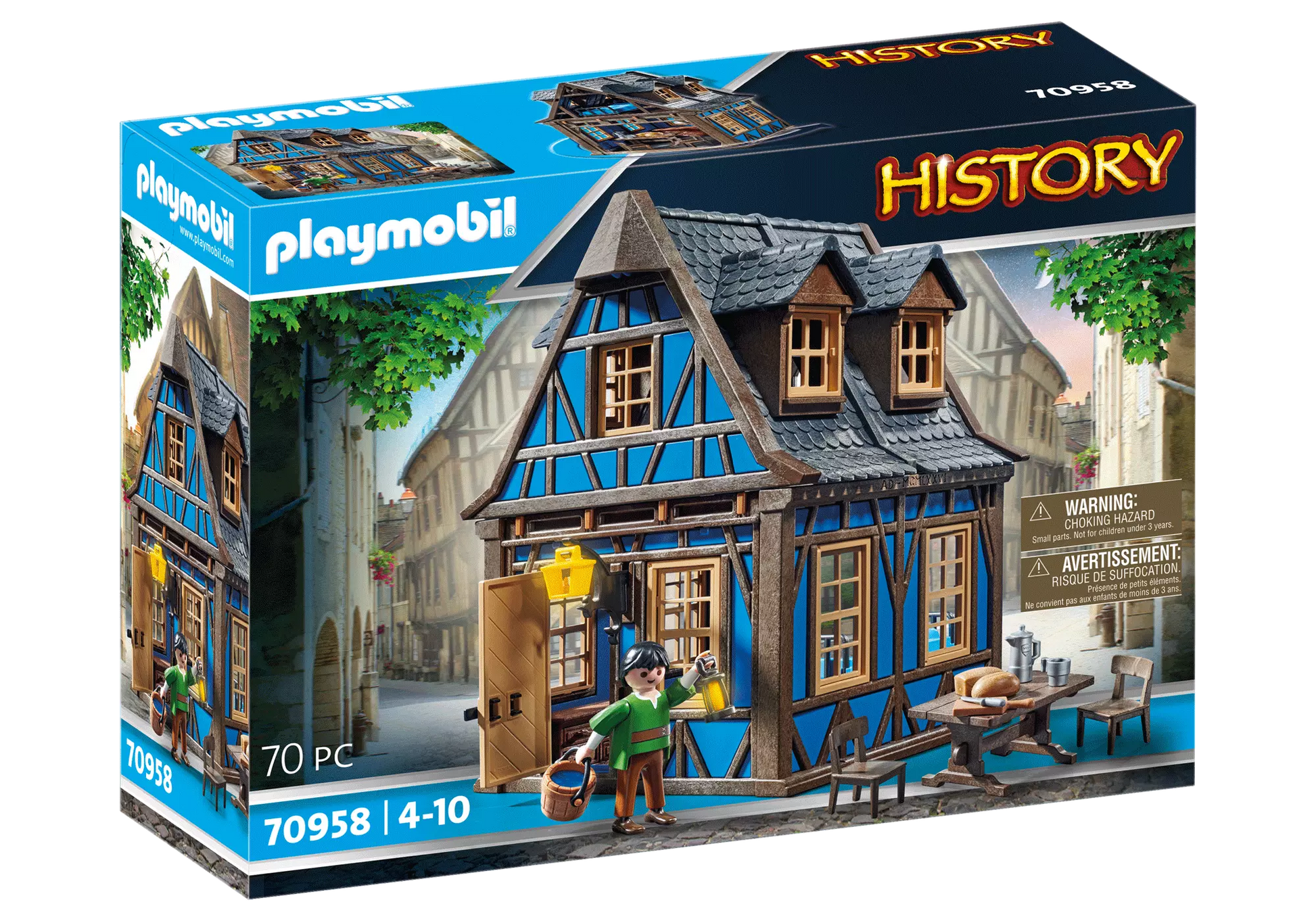 Playmobil 70958 History Historisches Wohnhaus 2 - plegobil