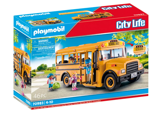 Playmobil 70983 City Life Amerikanischer Schulbus - plegobil
