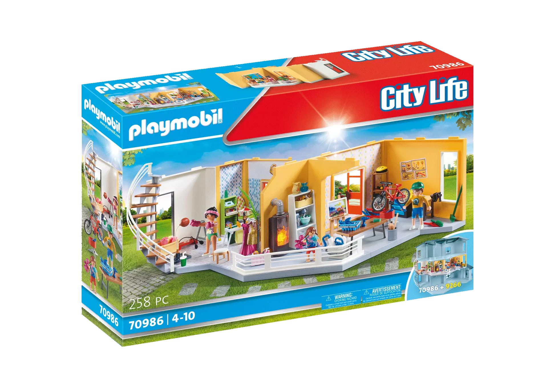 Playmobil 70986 City Life Etagenerweiterung Wohnhaus (Folienverpackung) - plegobil