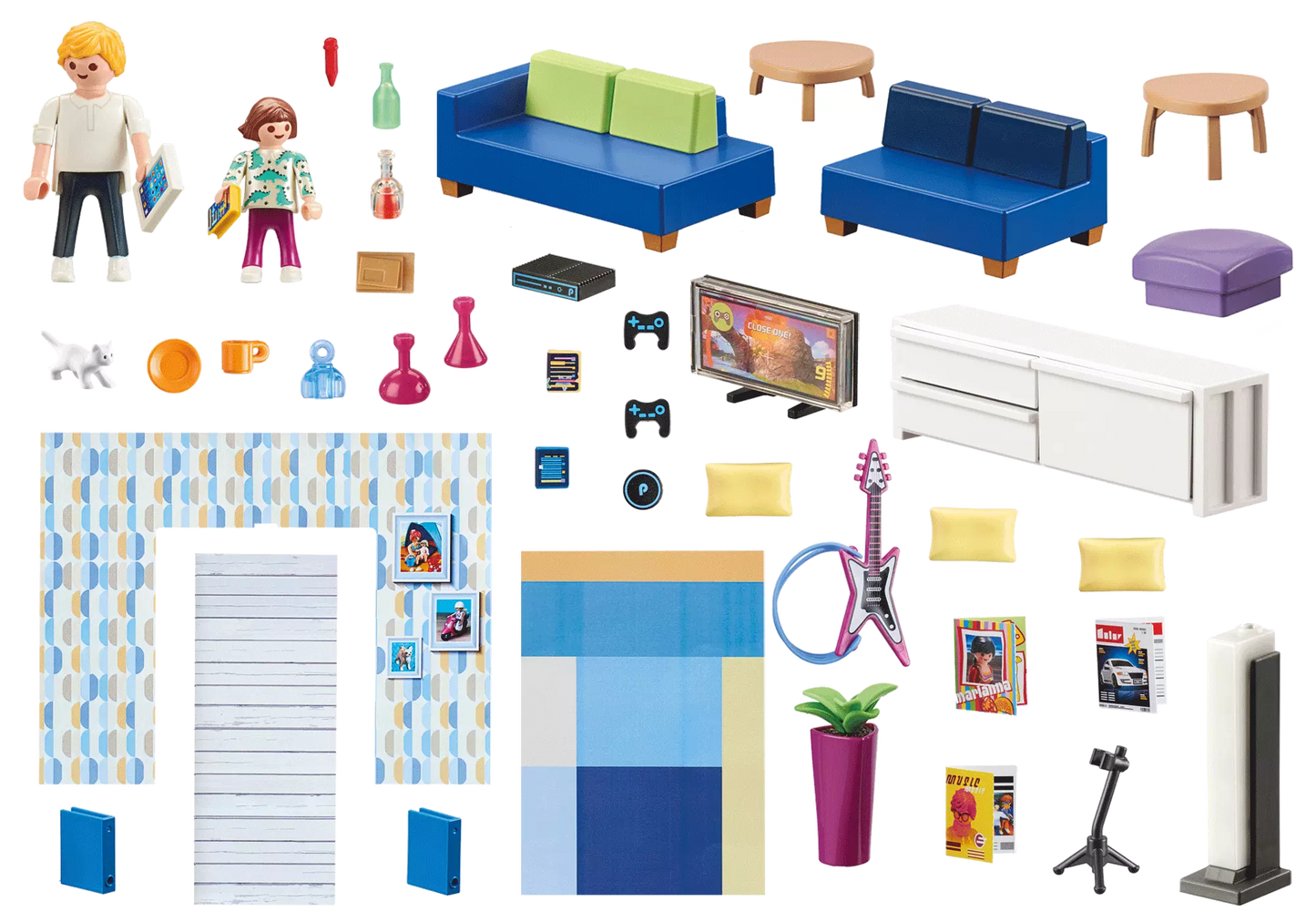 Playmobil 70989 City Life Wohnzimmer - plegobil