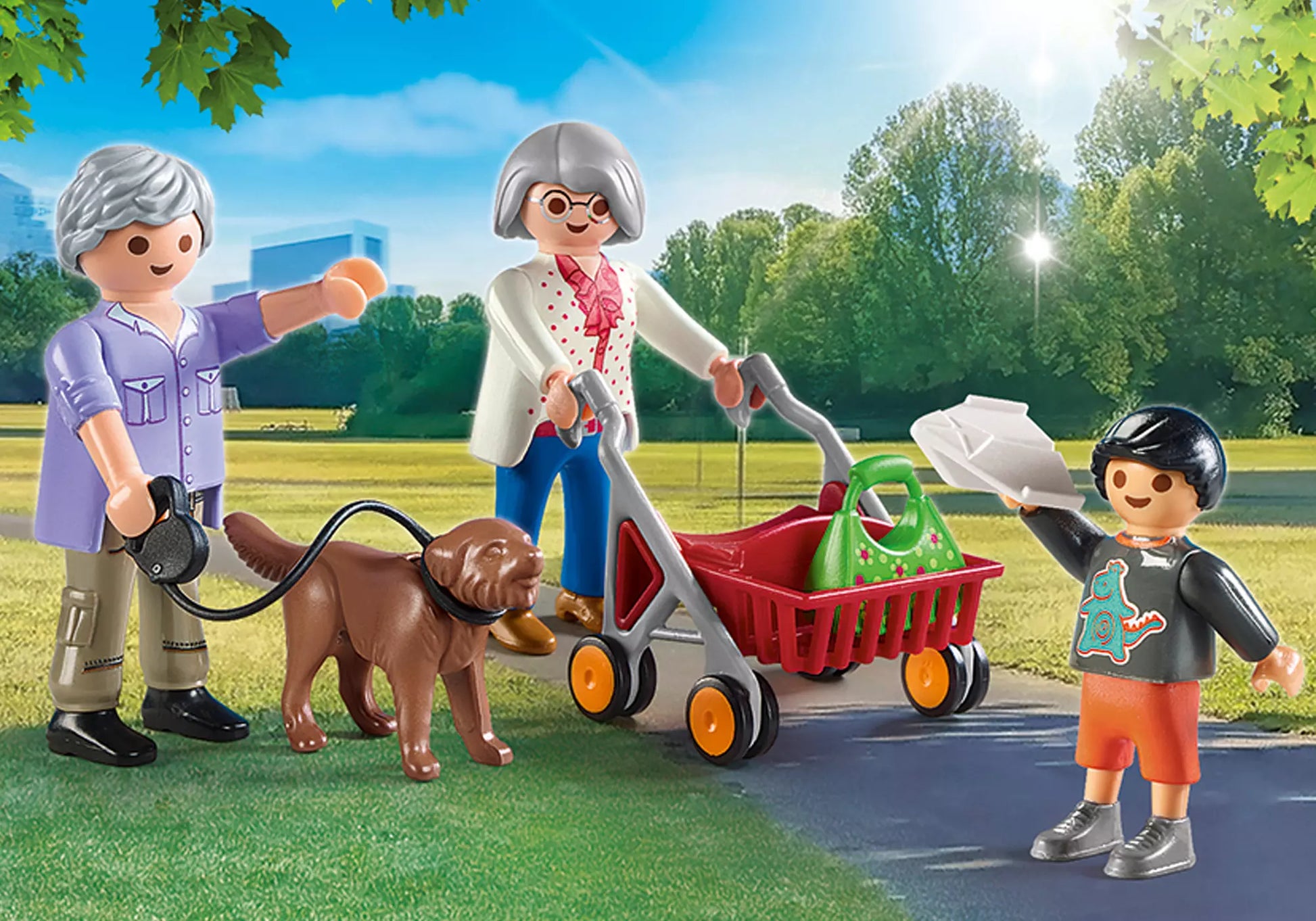 Playmobil 70990 City Life Großeltern mit Enkel - plegobil