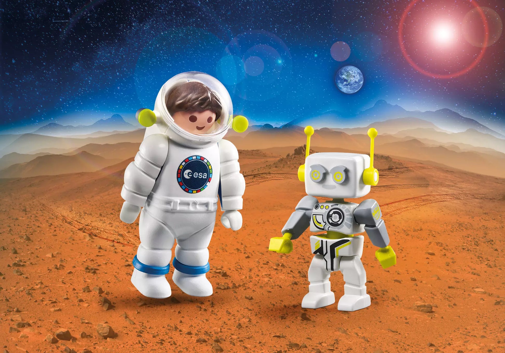 Playmobil 70991 Space DuoPack ESA Astronaut und ROBert - plegobil