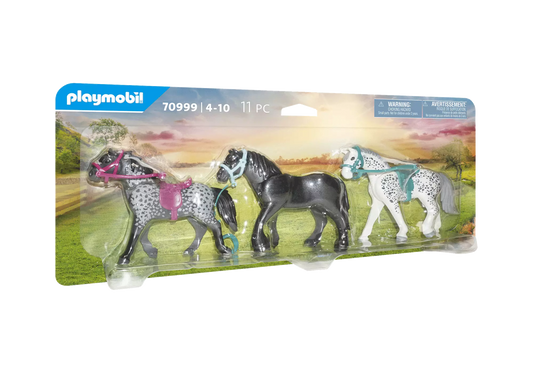 Playmobil 70999 Country Friese, Knabstrupper & Andalusier - plegobil