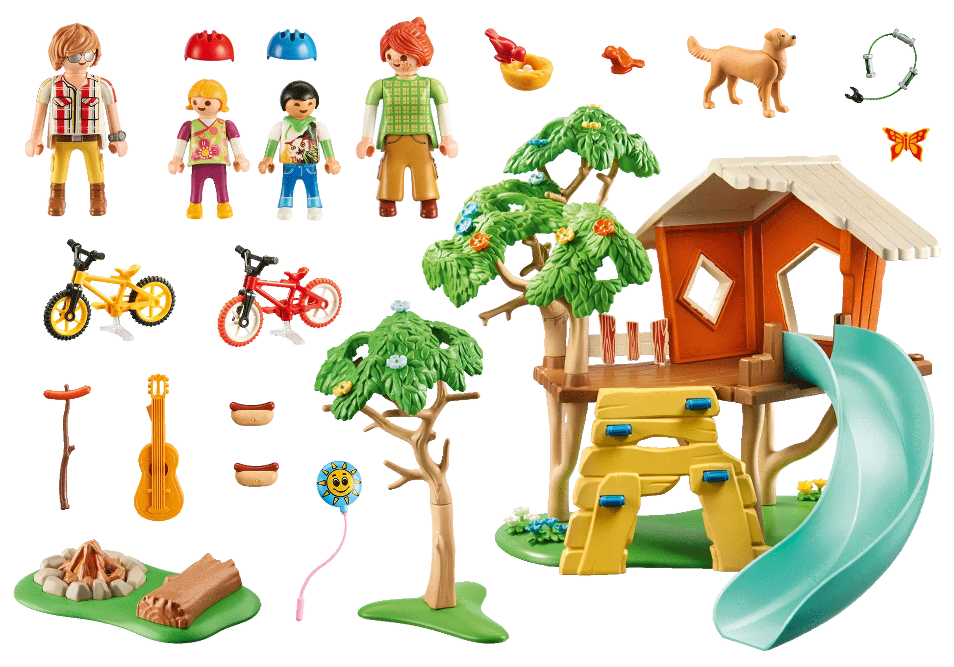 Playmobil 71001 Family Fun Promo Pack Abenteuer-Baumhaus mit Rutsche - plegobil