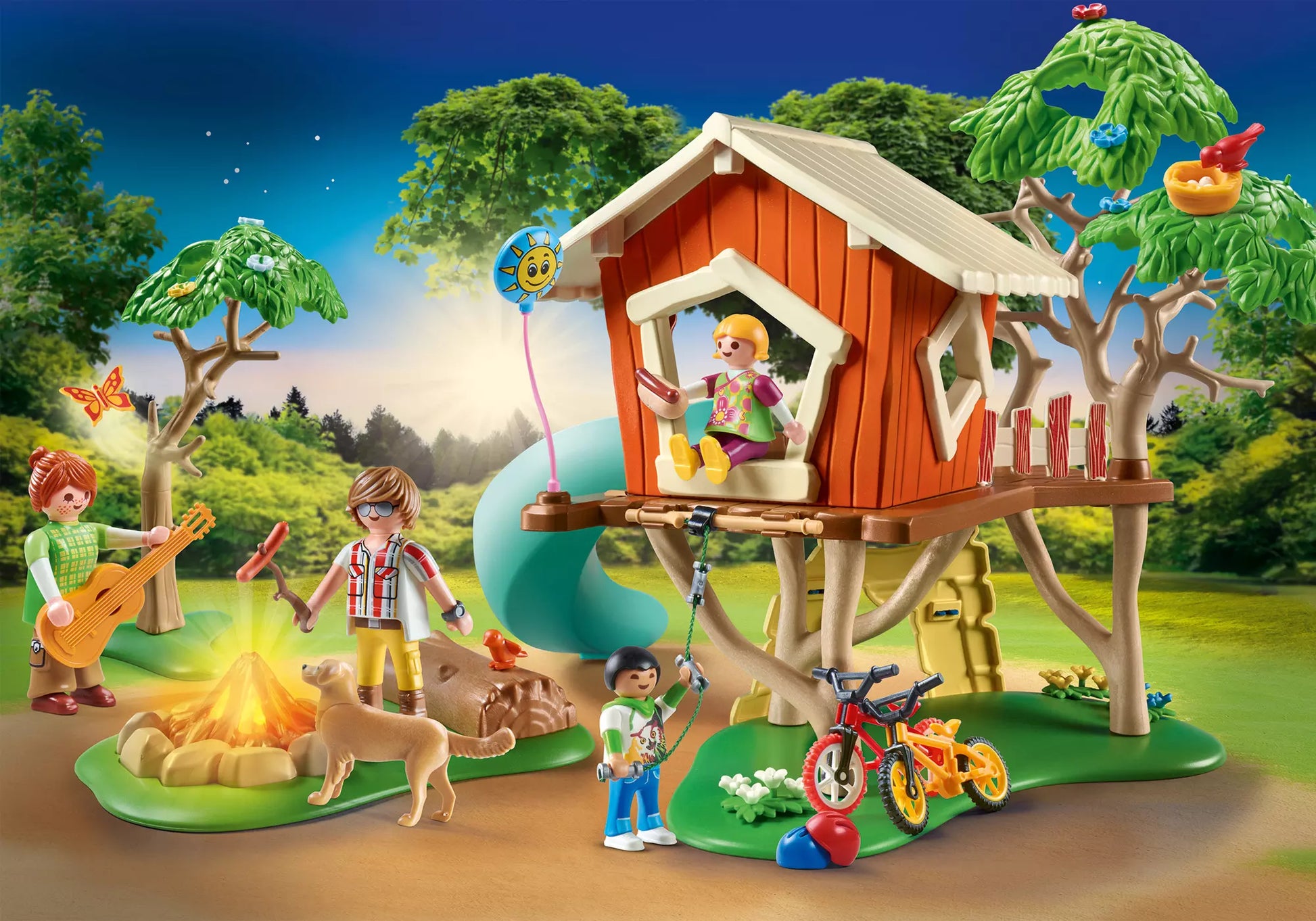 Playmobil 71001 Family Fun Promo Pack Abenteuer-Baumhaus mit Rutsche - plegobil