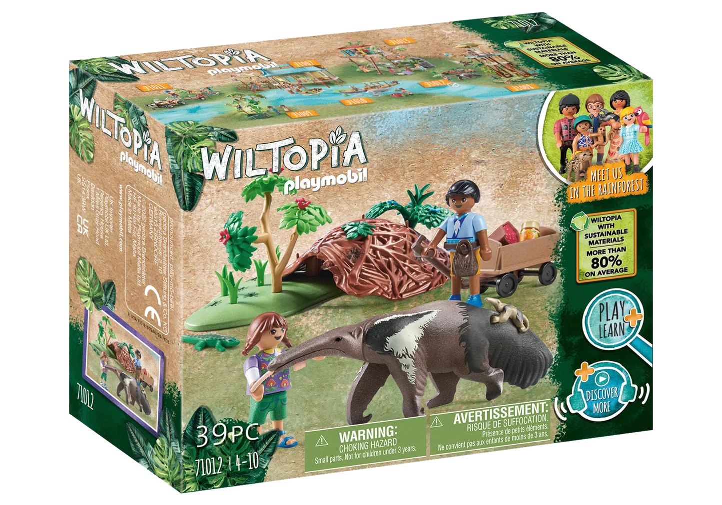 Playmobil 71012 Wiltopia Ameisenbärpflege - plegobil