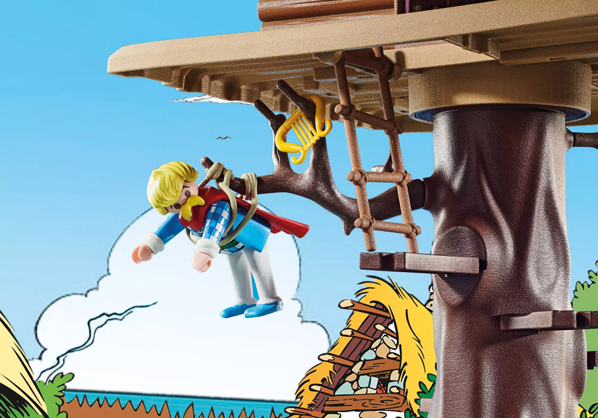 Playmobil 71016 Asterix Troubadix mit Baumhaus - plegobil
