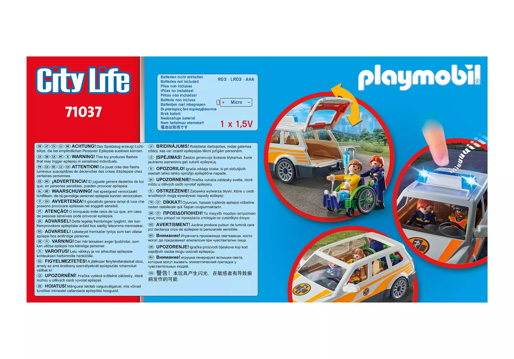 Playmobil 71037 City Life Notarzt PKW - plegobil