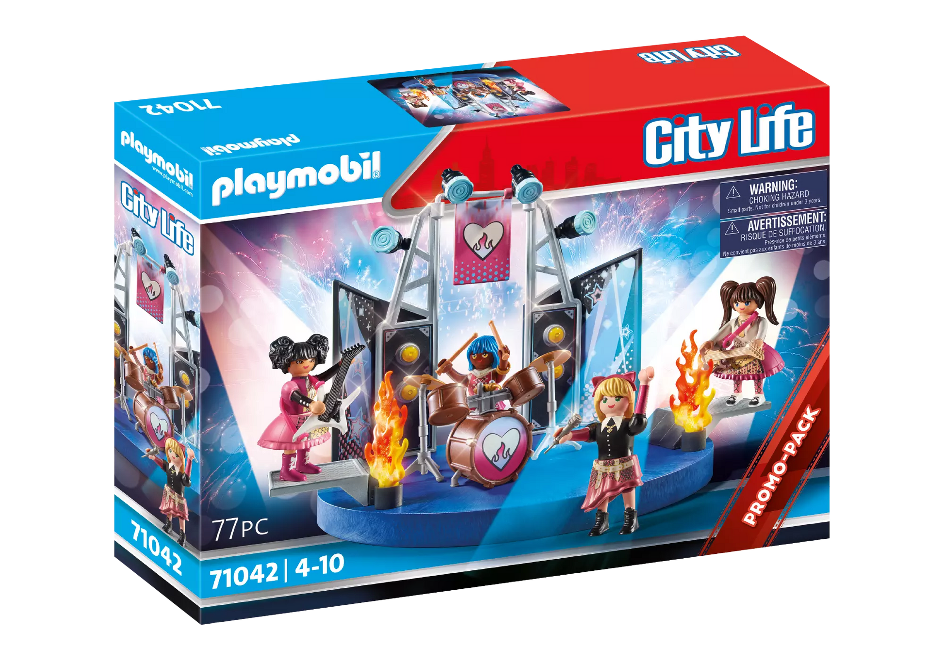 Playmobil 71042 City Life Promo Pack Music Band - plegobil