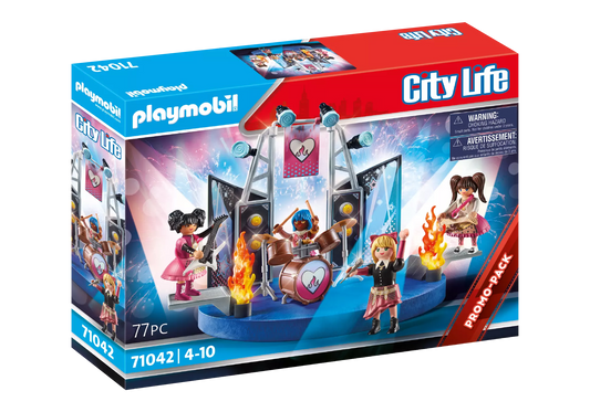 Playmobil 71042 City Life Promo Pack Music Band - plegobil