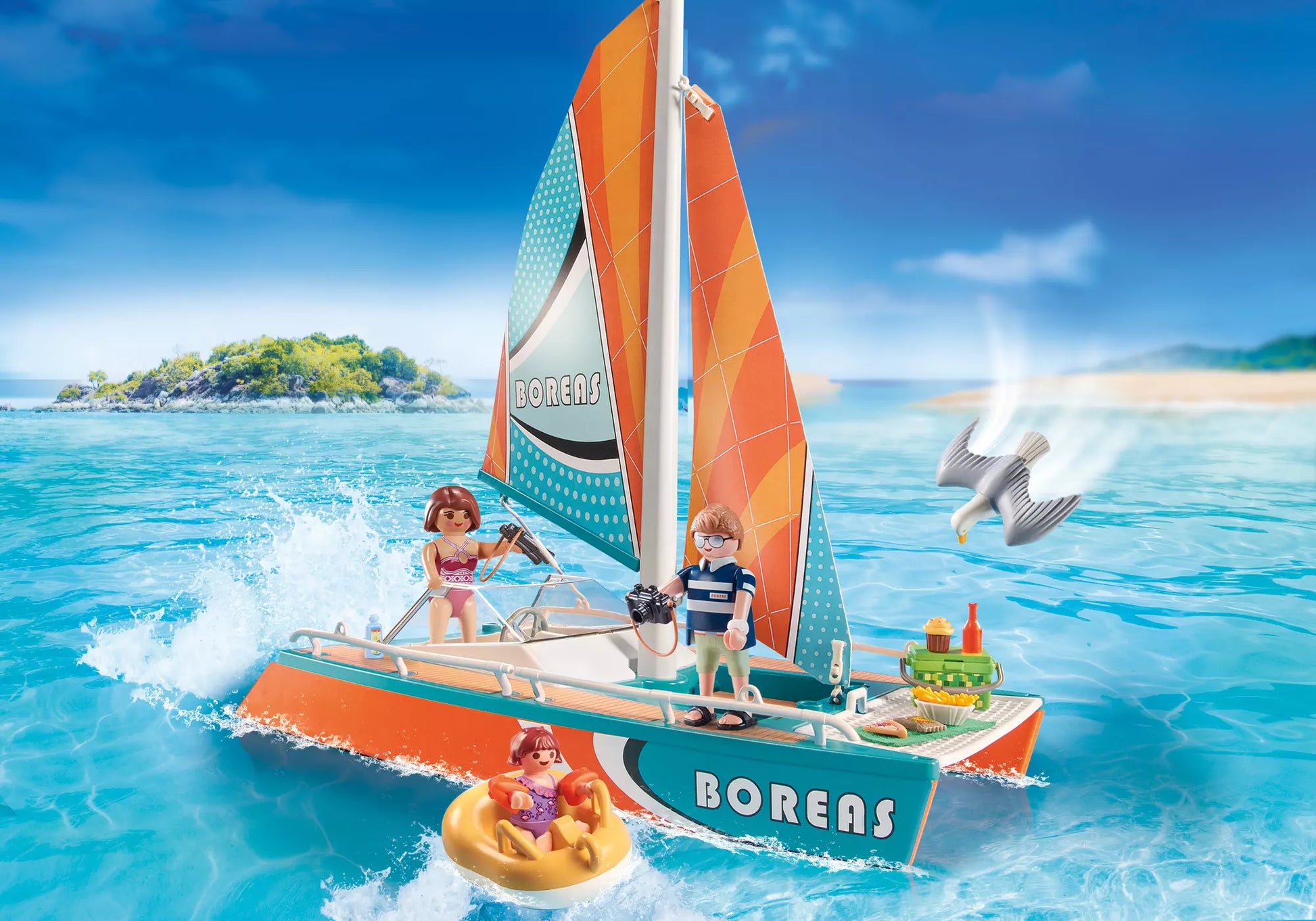 Playmobil 71043 Family Fun Promo Pack Katamaran - plegobil