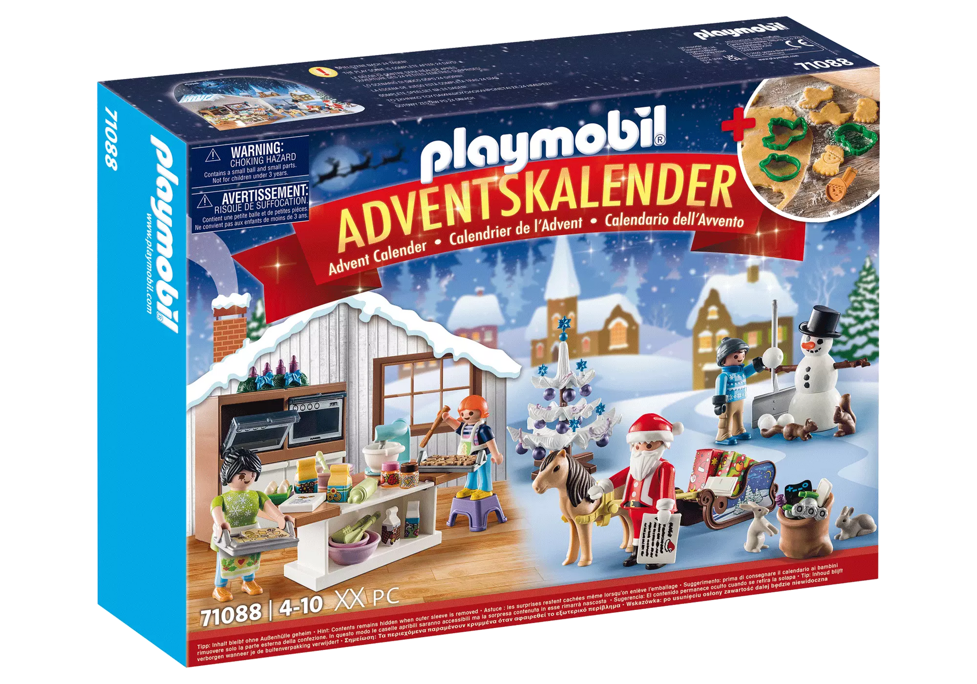 Playmobil 71088 City Life Adventskalender Weihnachtsbacken - plegobil