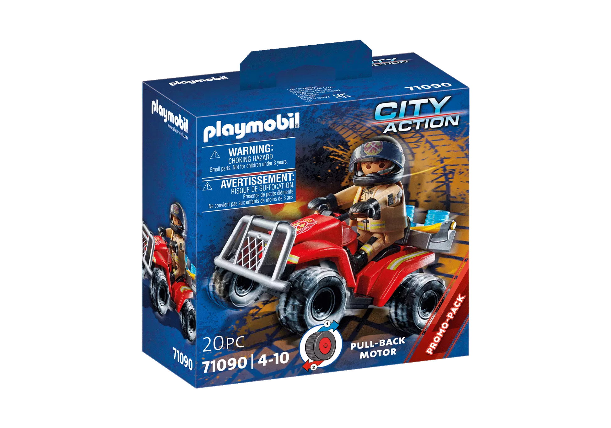 Playmobil 71090 City Action Feuerwehr Speed Quad - plegobil