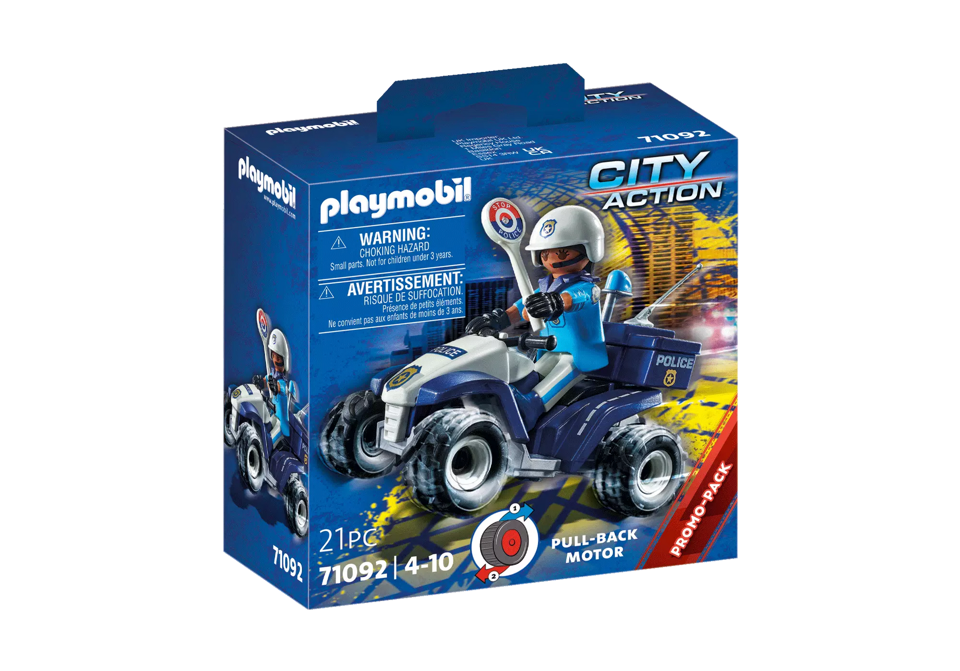 Playmobil 71092 City Action Polizei-Speed Quad - plegobil