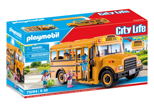 Playmobil 71094 City Life US Schulbus - plegobil