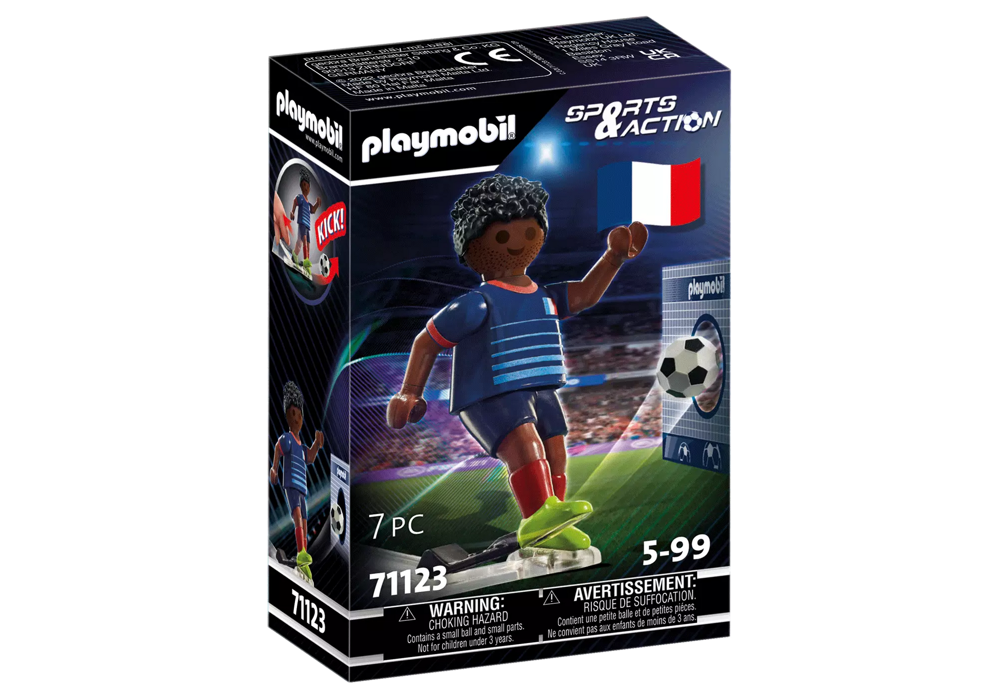 Playmobil 71123 Sports & Action Fußballspieler Frankreich A - plegobil